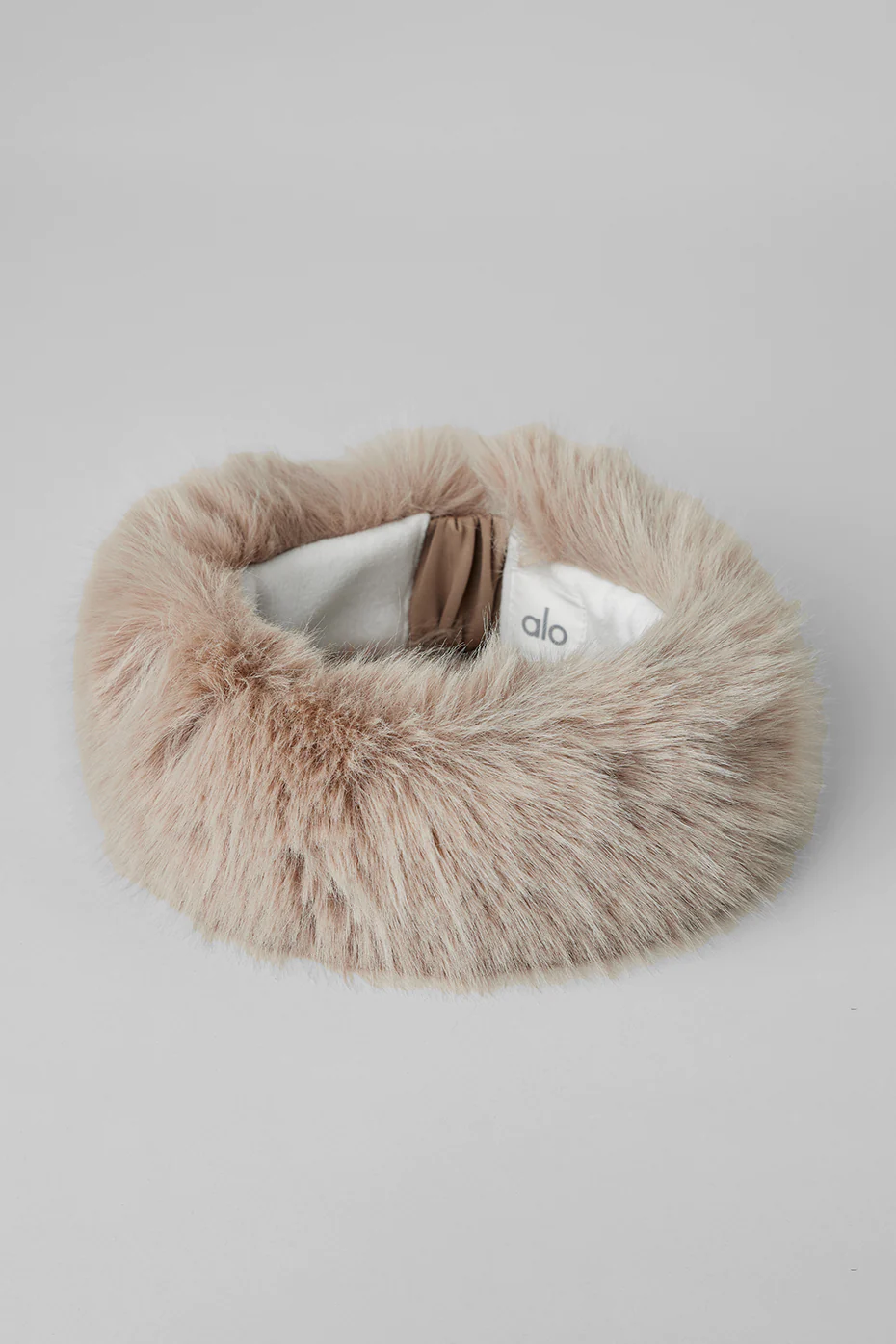 Faux Fur Wintersun Headband - Oat
