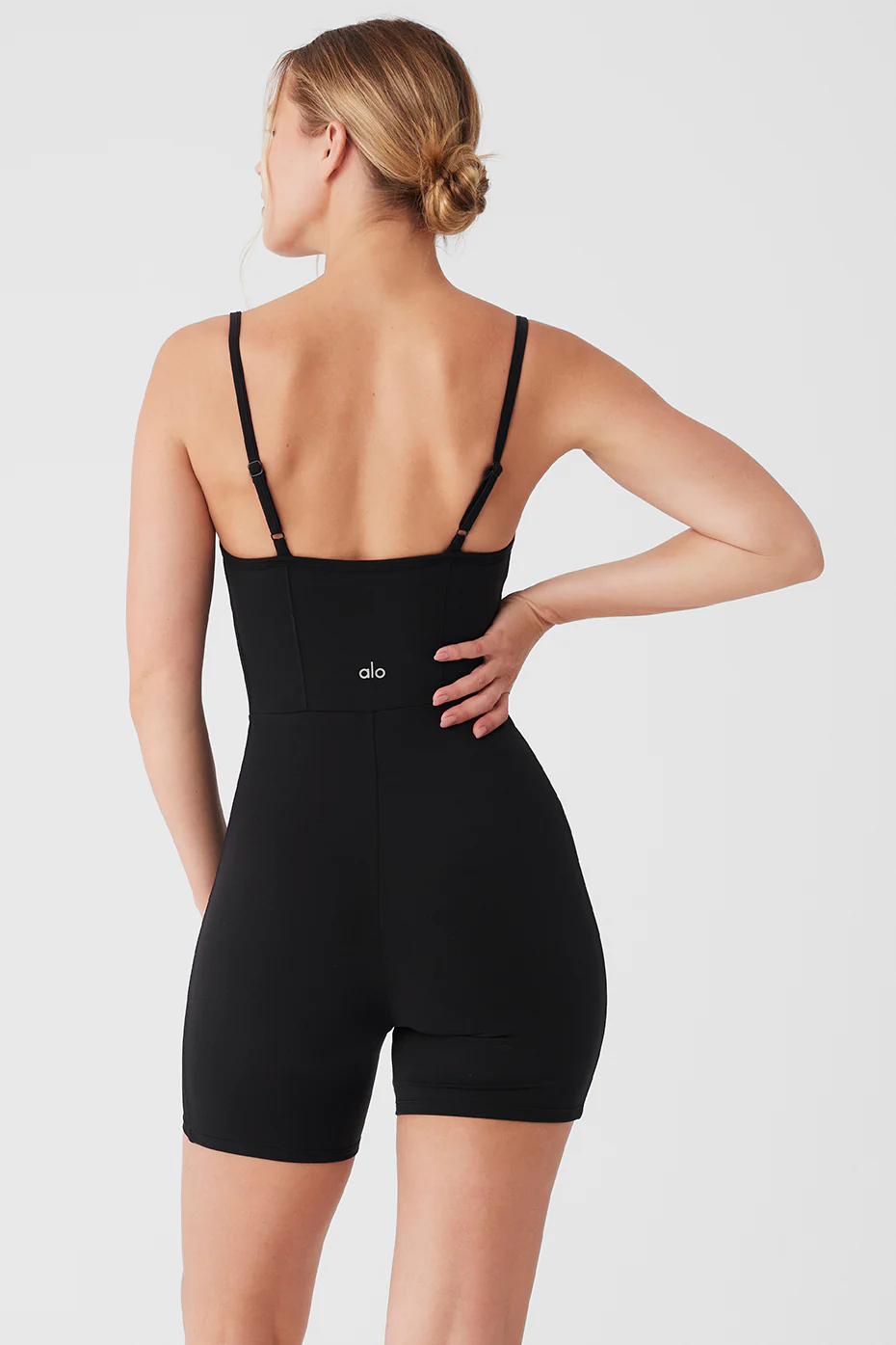 Airbrush Mesh Everlasting Onesie - Black