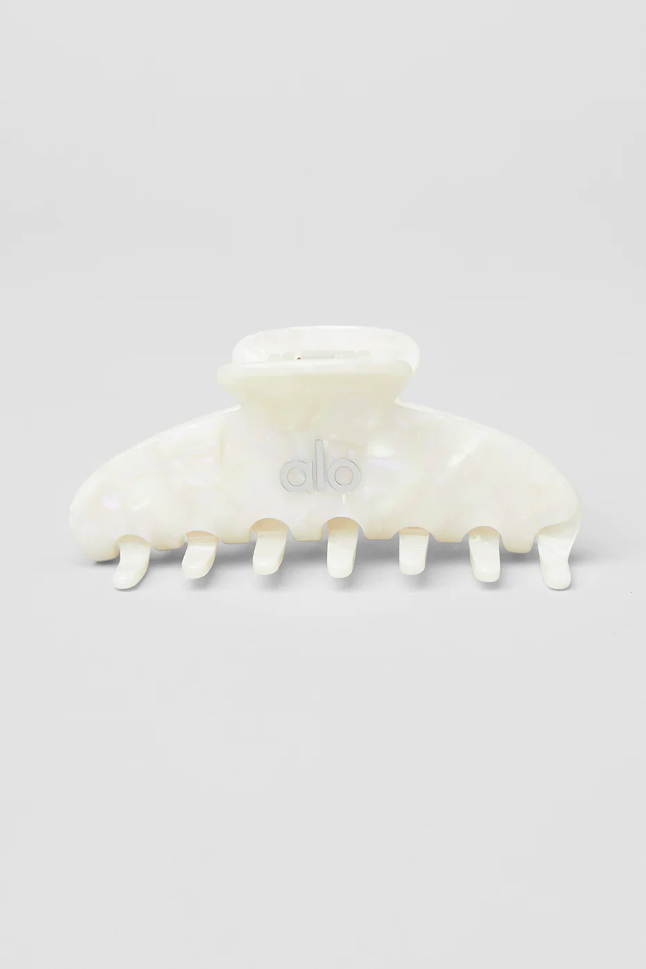90's Claw Clip - White Pearl