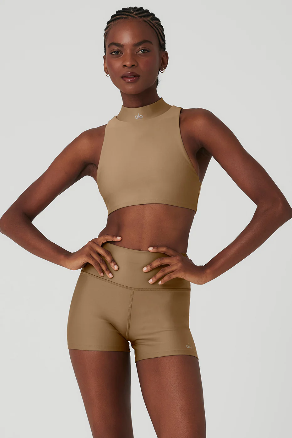 Airlift Fuse Bra Tank - Gravel