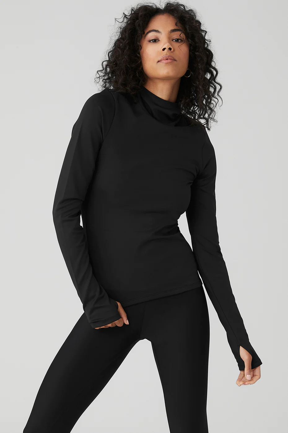 Airlift Winter Warm Hooded Runner - Black