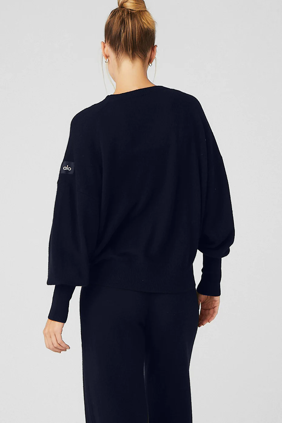 Cashmere Jet Set Crew - Navy