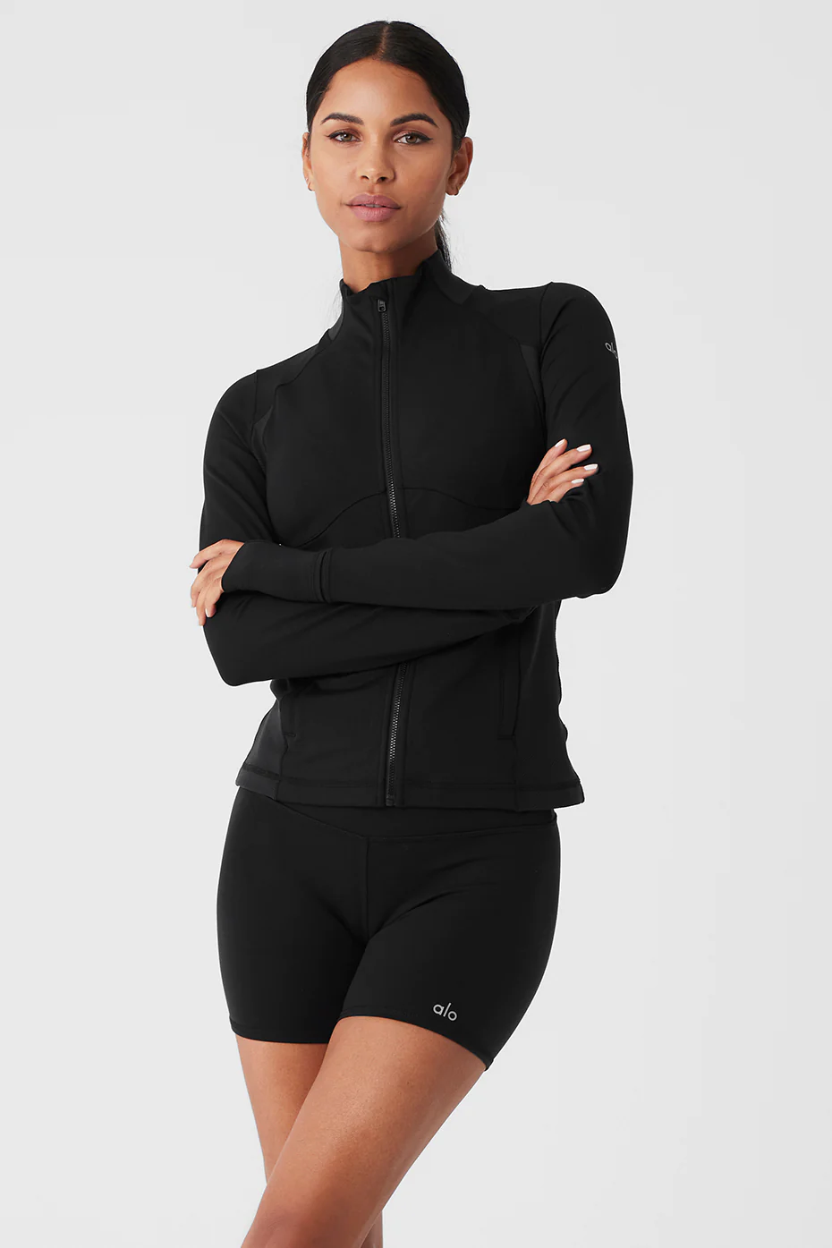 Airbrush Formation Jacket - Black