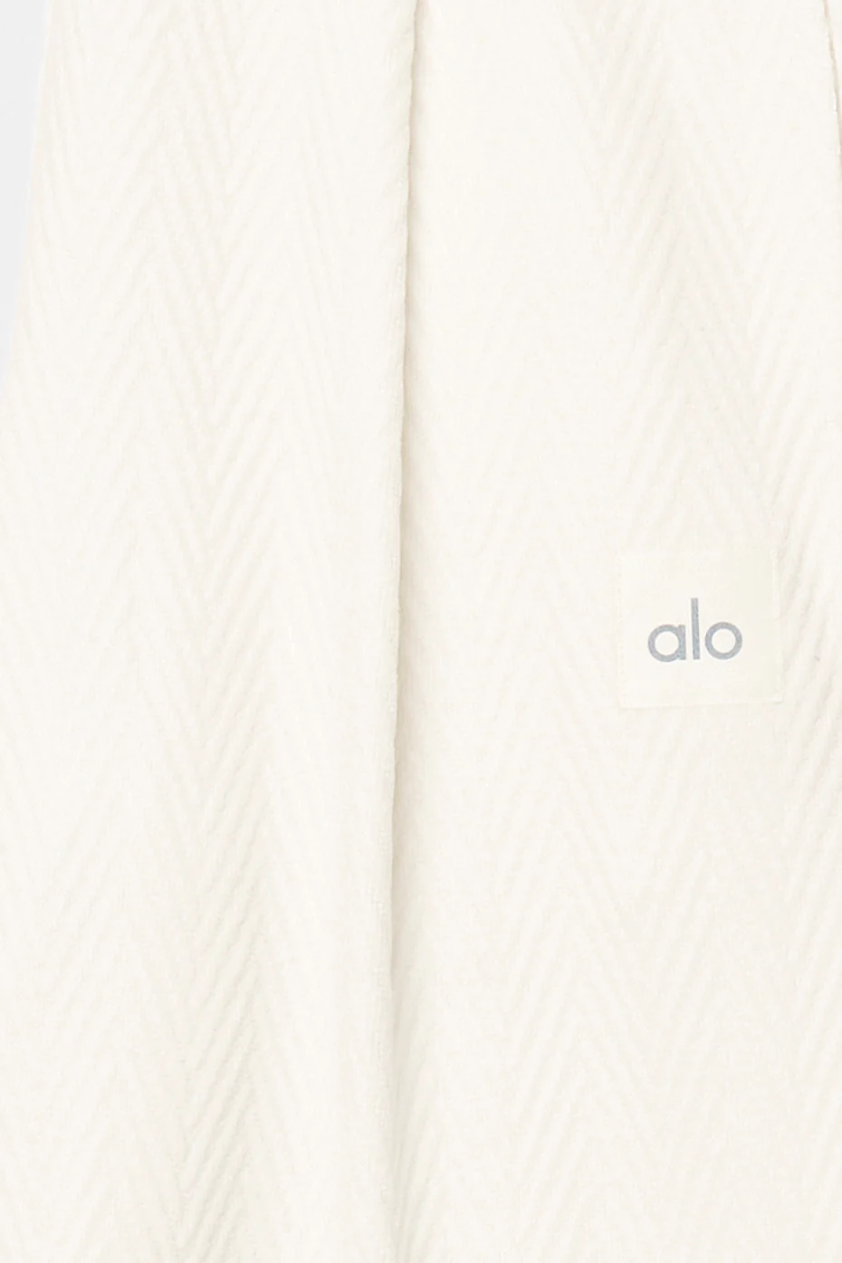 High-Waist Cozy Day Wide Leg Pant - Ivory