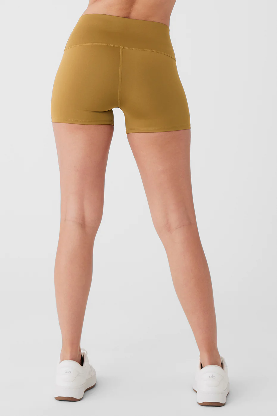 3" High-Waist Airlift Short - Golden Olive Branch