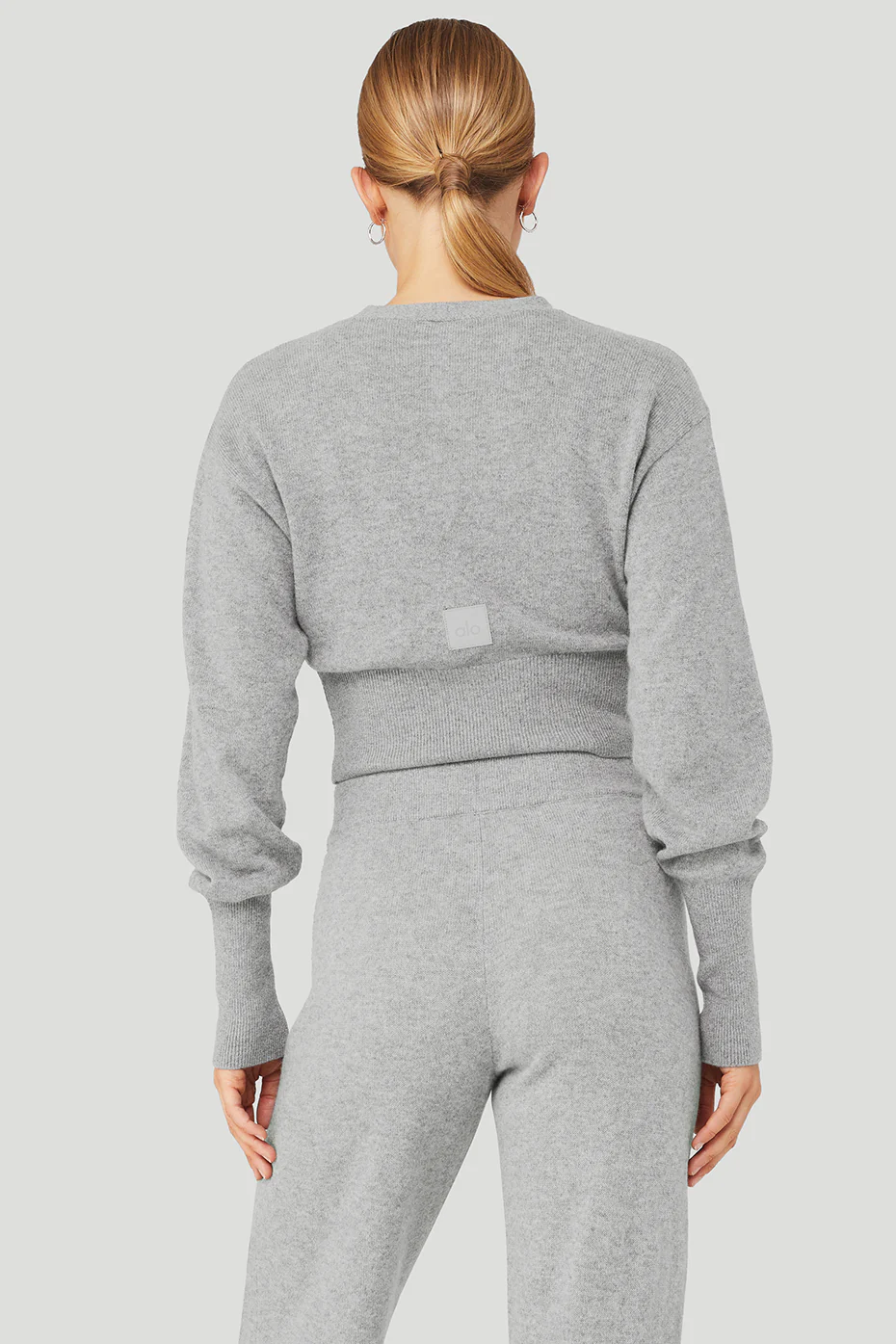 Cashmere Jet Set Cardigan - Dove Grey Heather