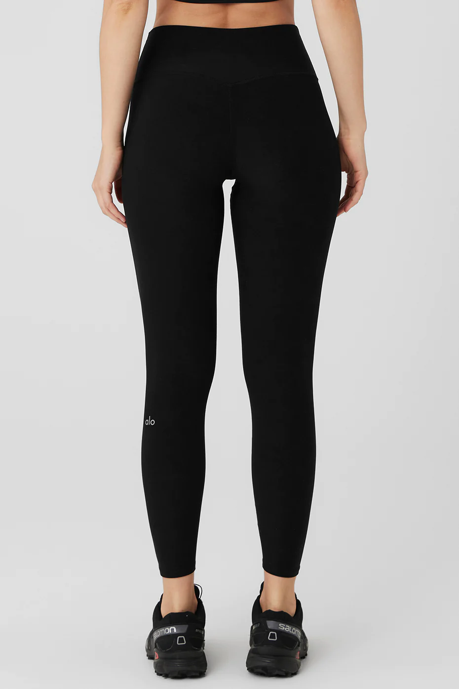 Alosoft High-Waist 7/8 Highlight Legging - Black