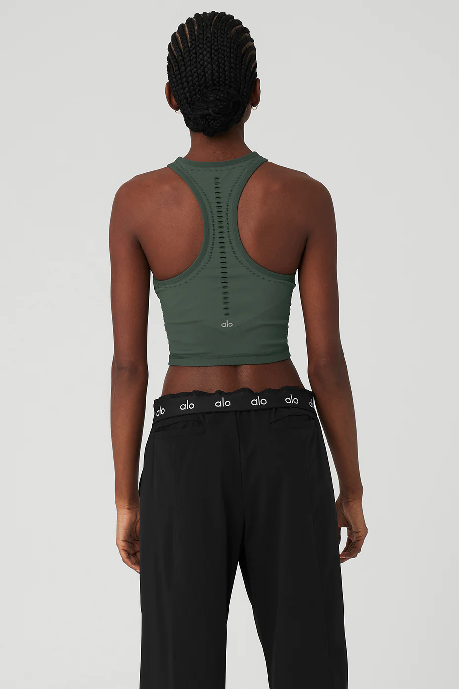 Seamless Open Air Racerback Tank - Dark Cactus