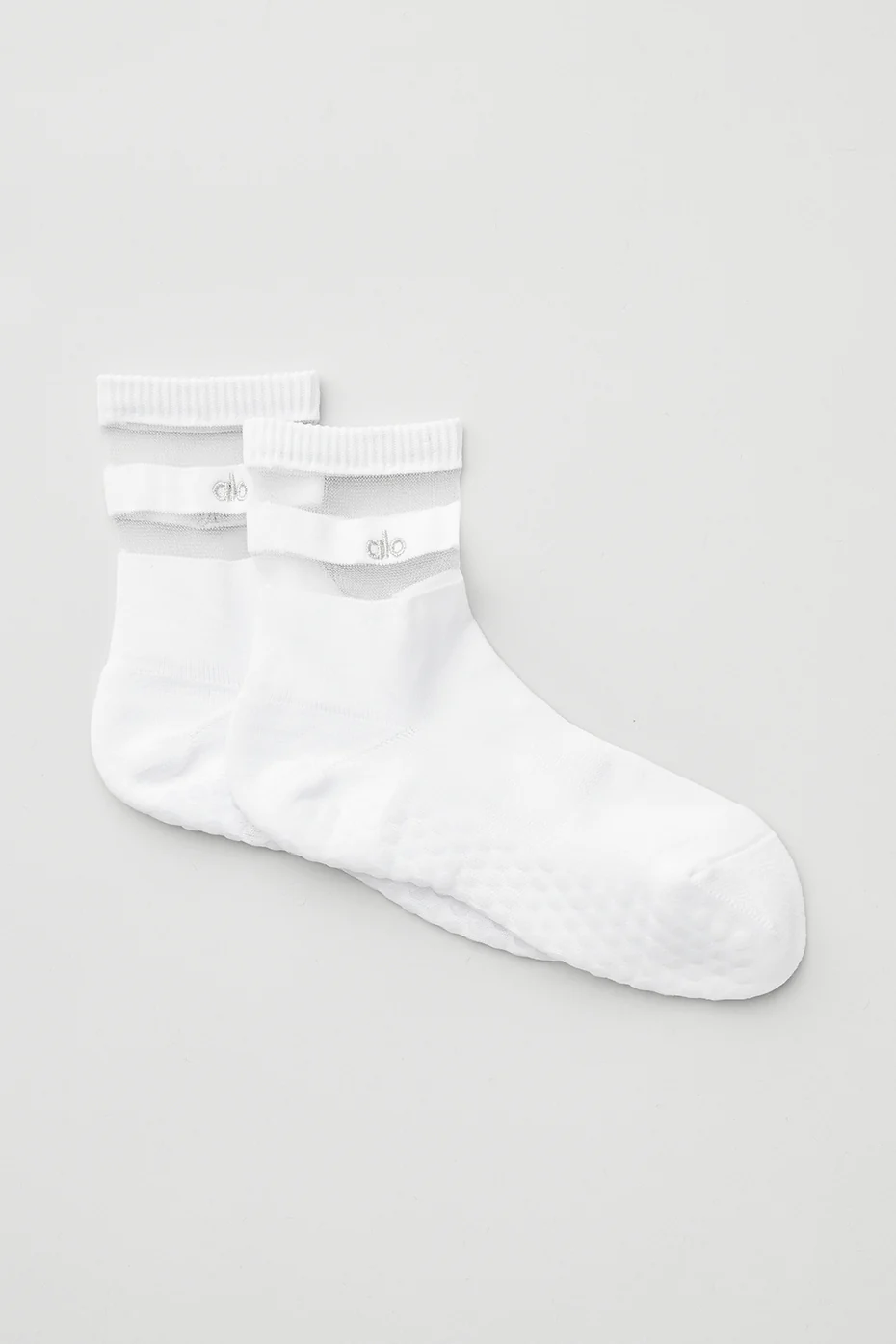 Women's Pulse Grip Sock - White