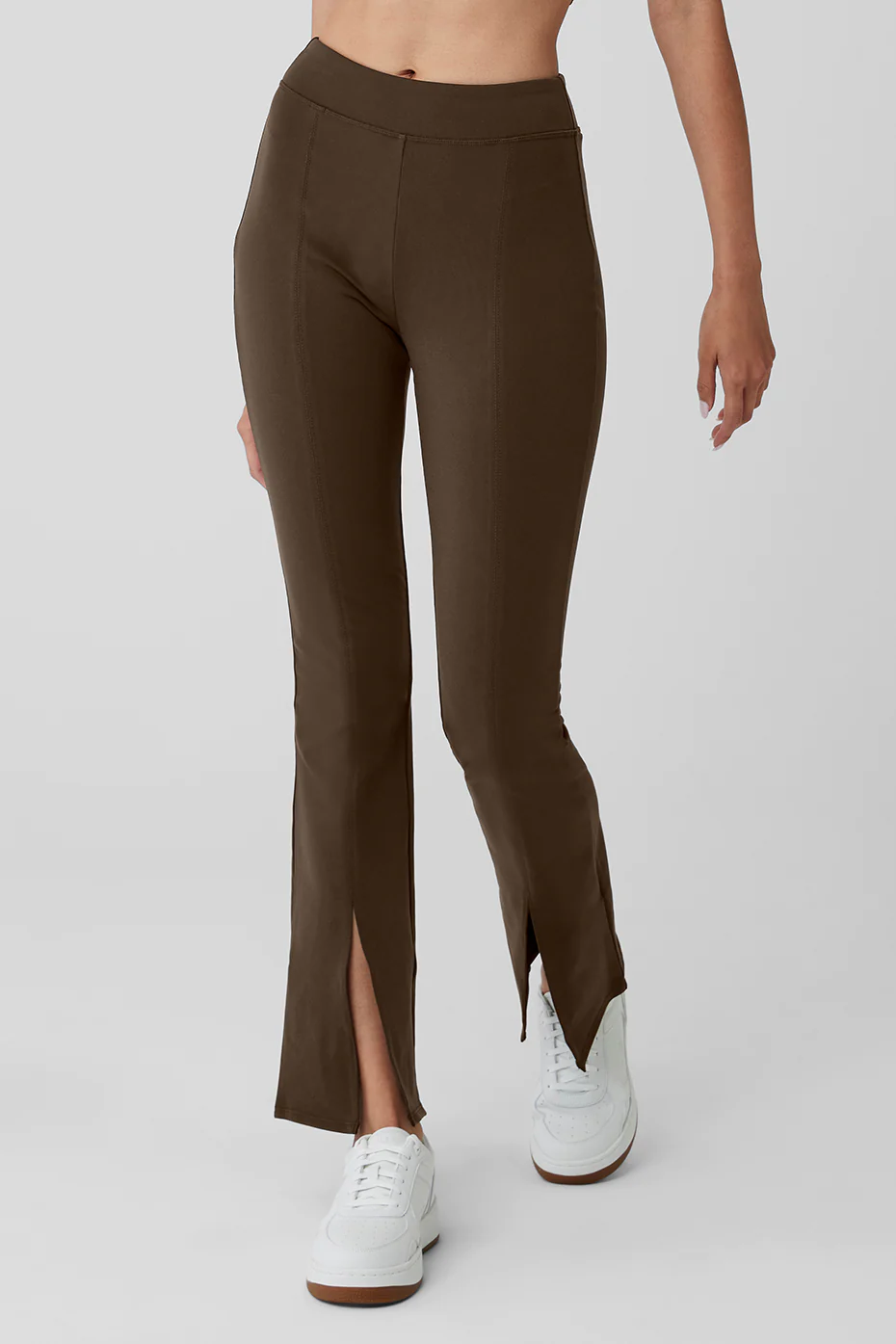 Airbrush High-Waist 7/8 Flutter Legging - Espresso
