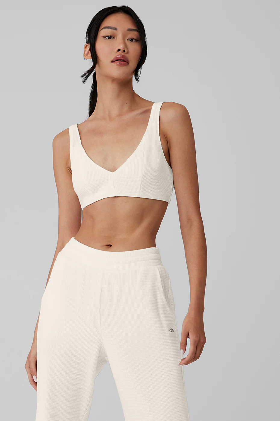 Waffle Weekend Escape Bra - Ivory