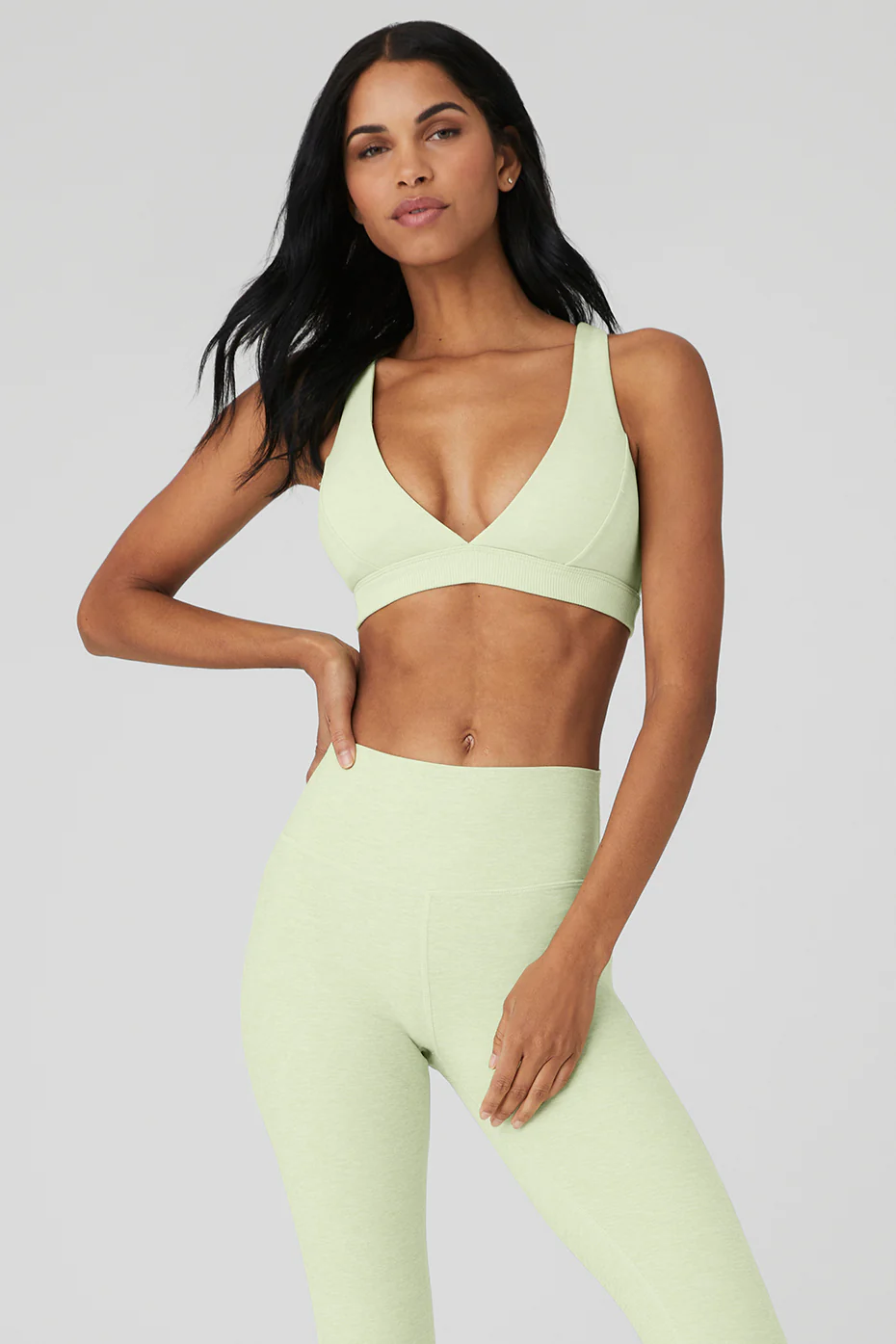 Alosoft Show Stopper Bra - Iced Green Tea Heather