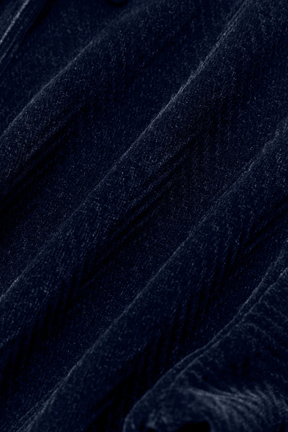 Cropped Cozy Day Henley Pullover - Navy