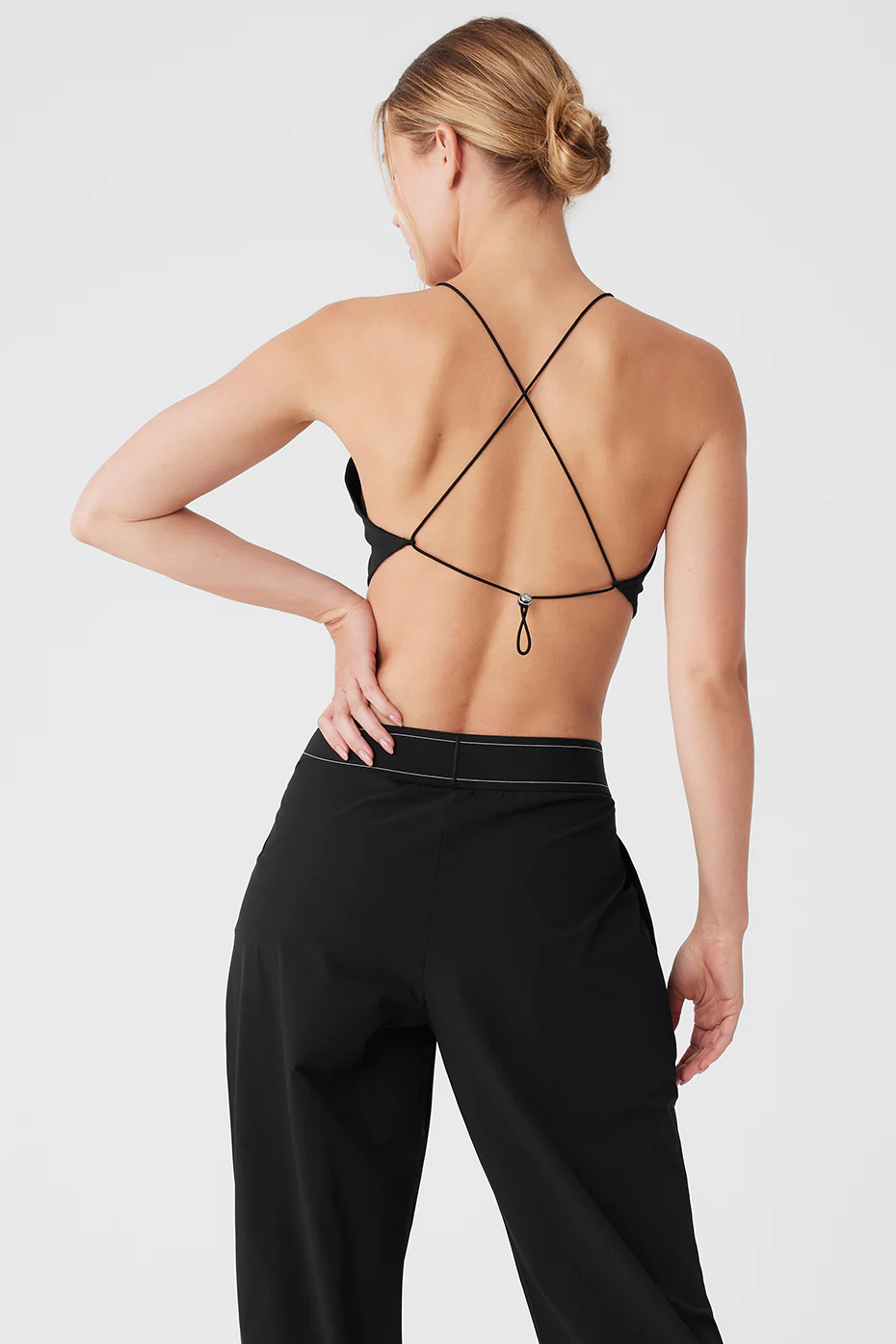 Cropped Megastar Tank - Black