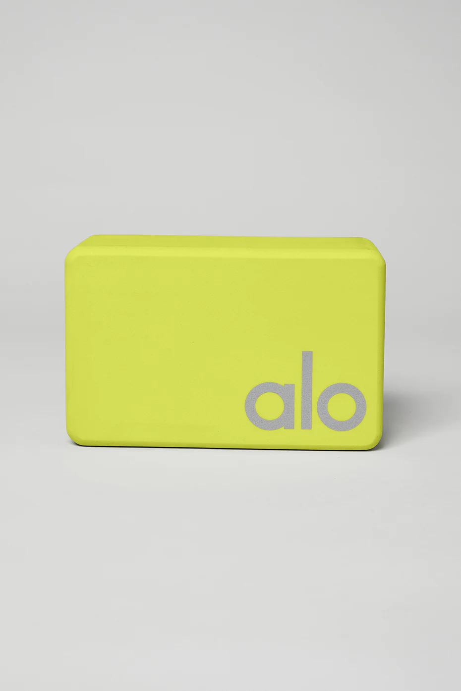 Uplifting Yoga Block - Highlighter/Silver