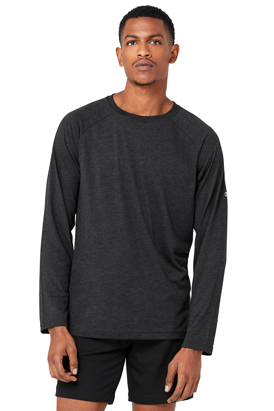 Triumph Long Sleeve Tee - Black Heather