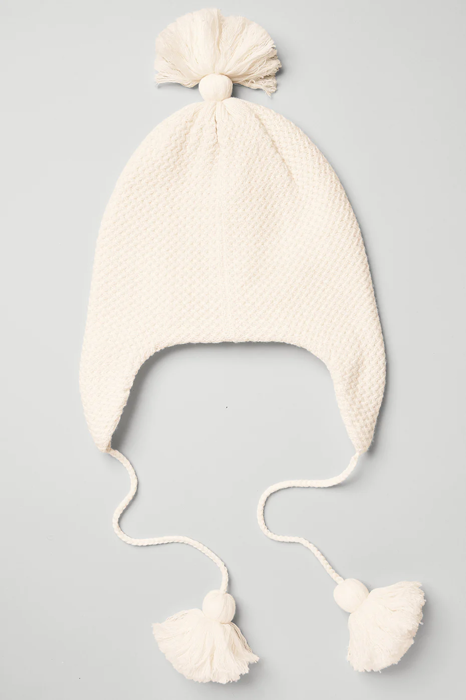 Cool Skies Earflap Beanie - Ivory