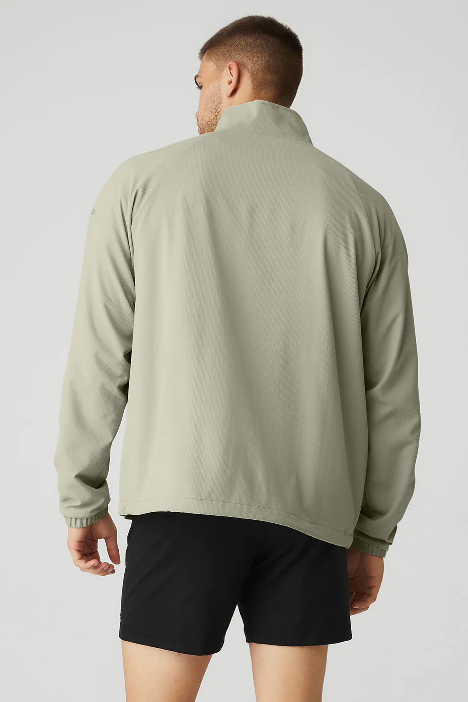 Ripstop 1/4 Zip On-Set Jacket - Limestone