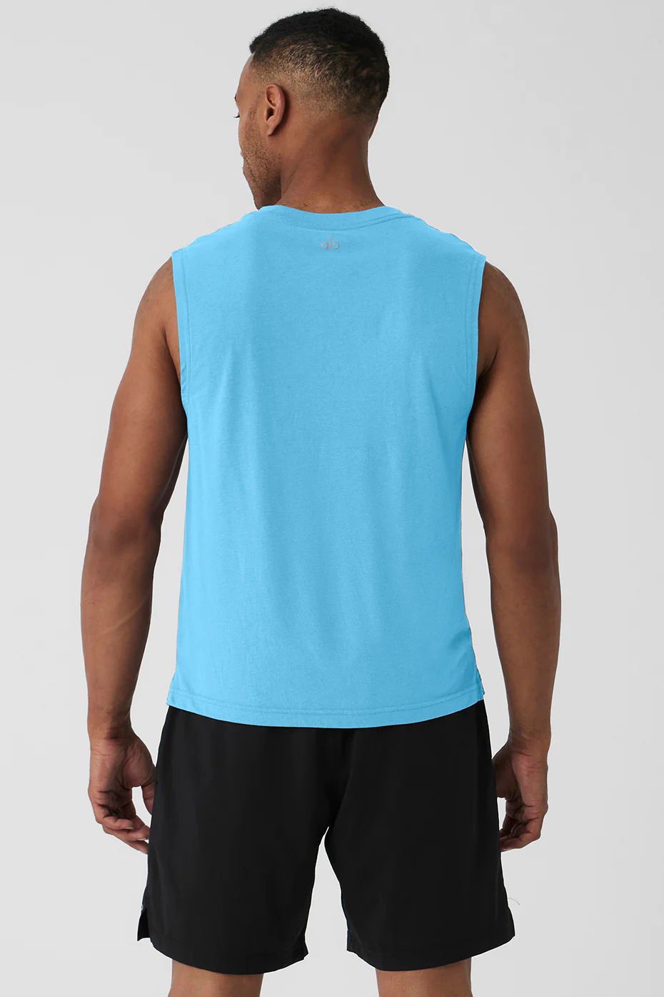 The Triumph Muscle Tank - Azure Blue