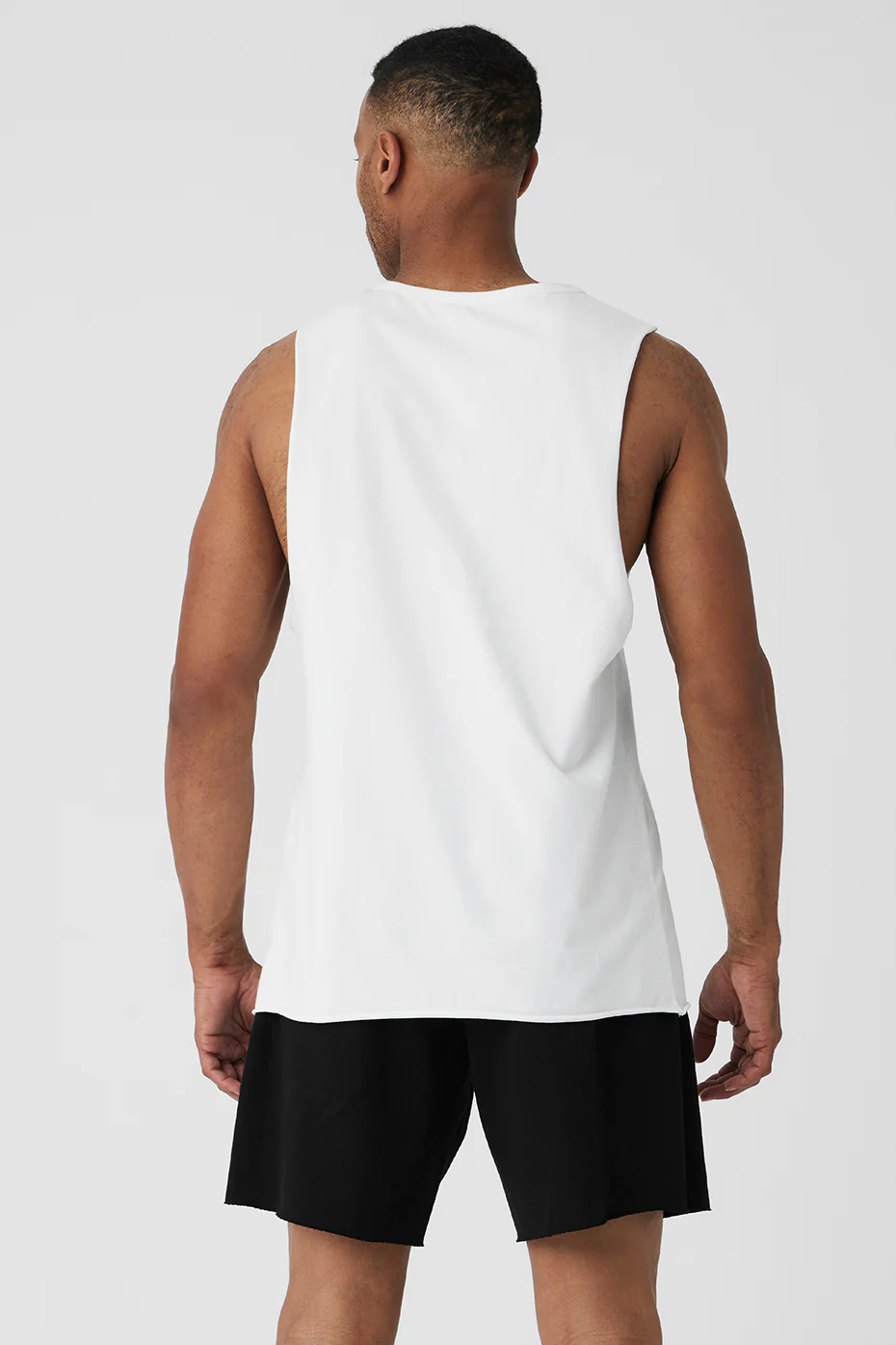 Society Raw Edge Tank - White