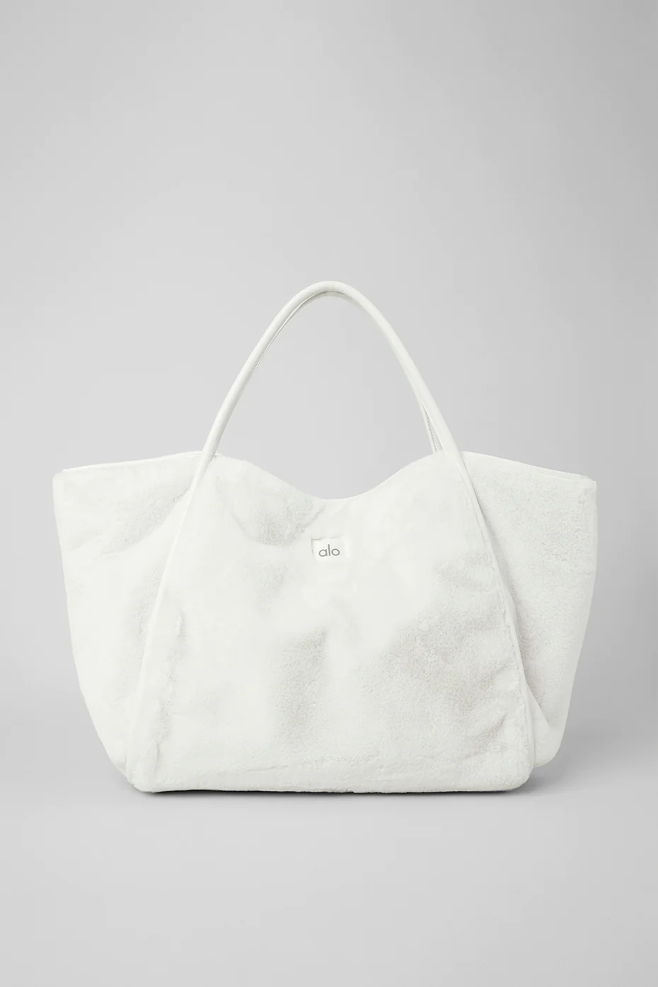Faux Fur Tote Bag - Ivory