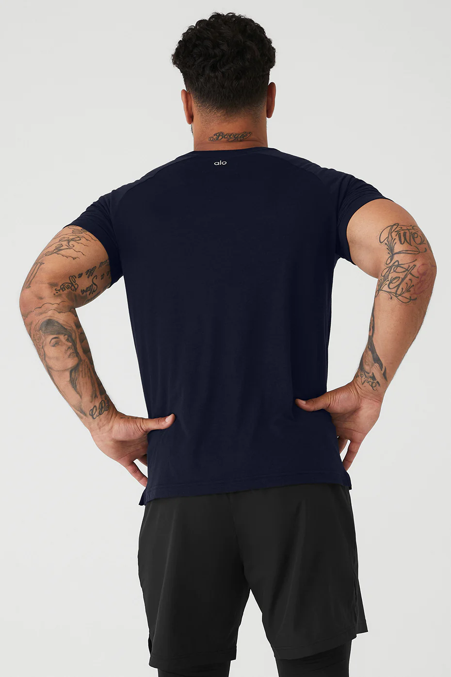 The Triumph Crew Neck Tee - Navy