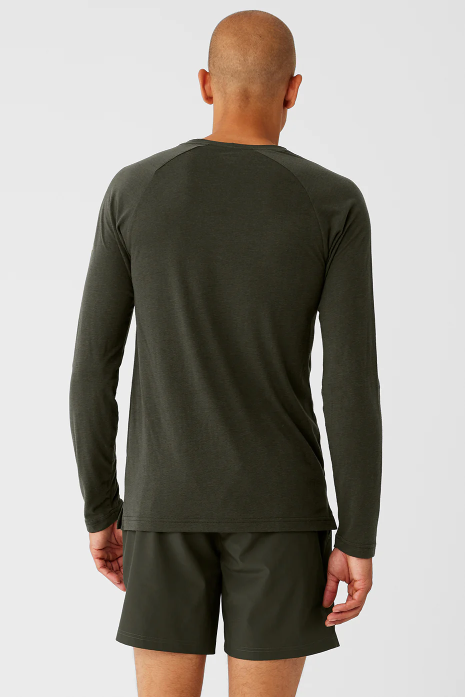 Triumph Long Sleeve Tee - Stealth Green