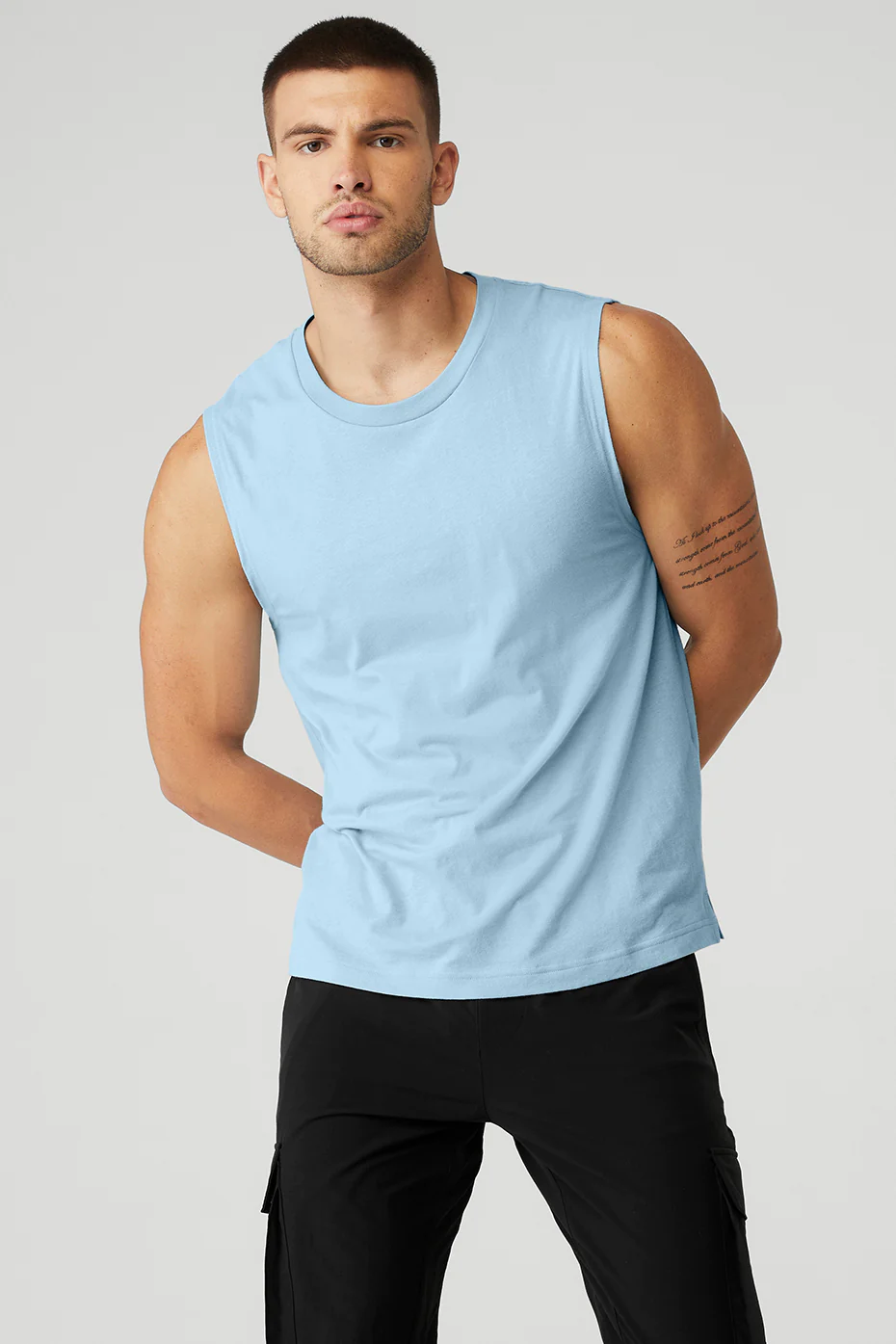 The Triumph Muscle Tank - Calm Blue