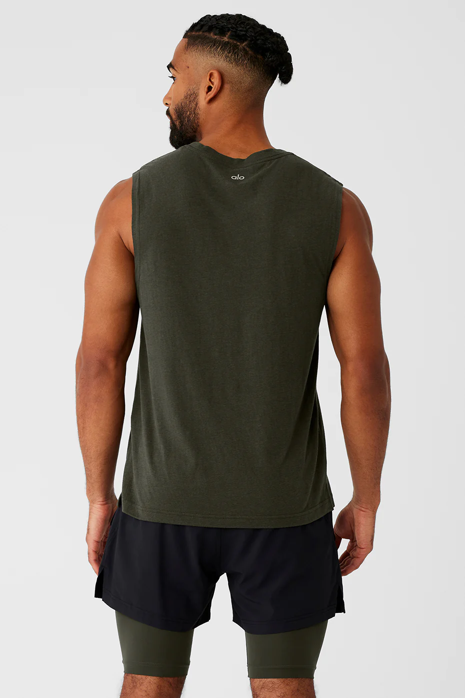 The Triumph Muscle Tank - Stealth Green
