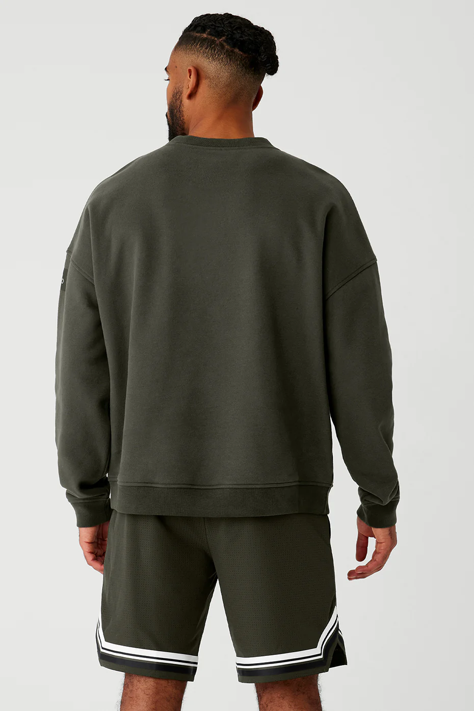 Renown Heavy Weight Crew Neck Pullover - Stealth Green