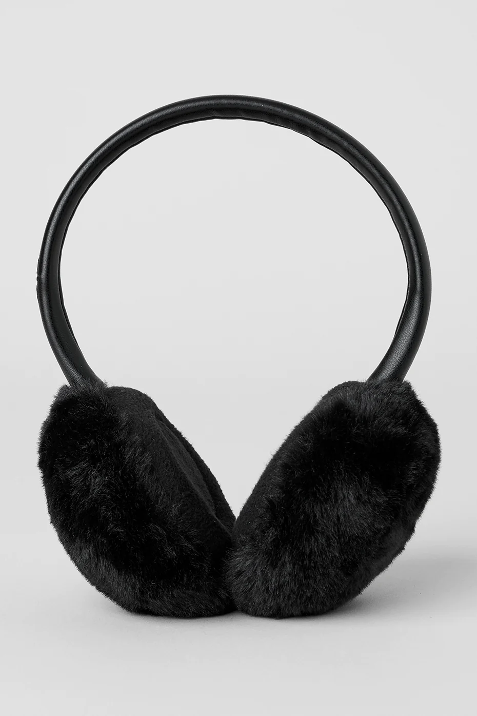 Faux Fur Ear Muff - Black