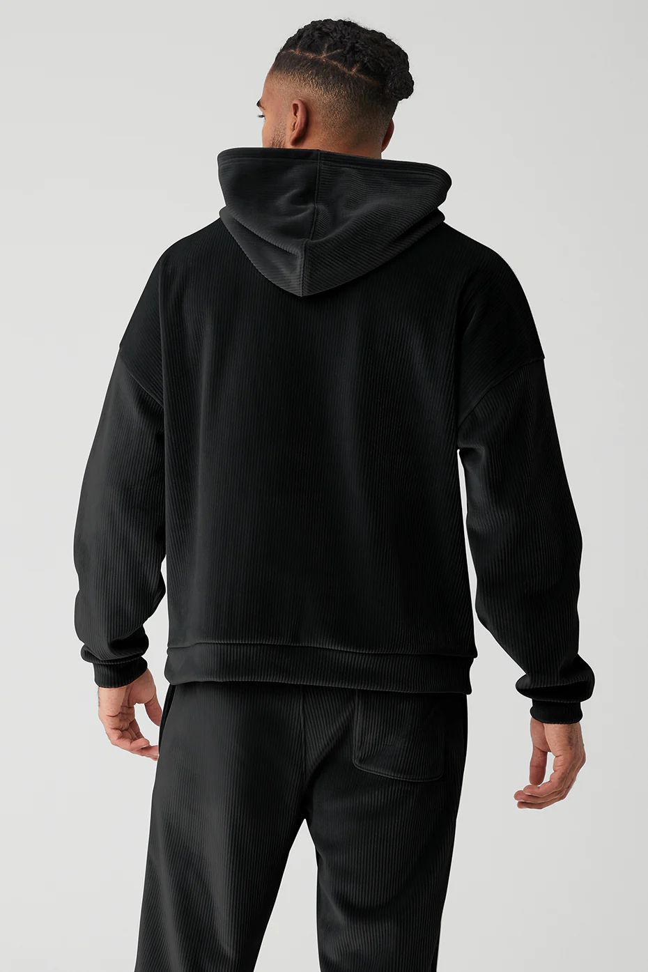 Velour Baller Hoodie - Black