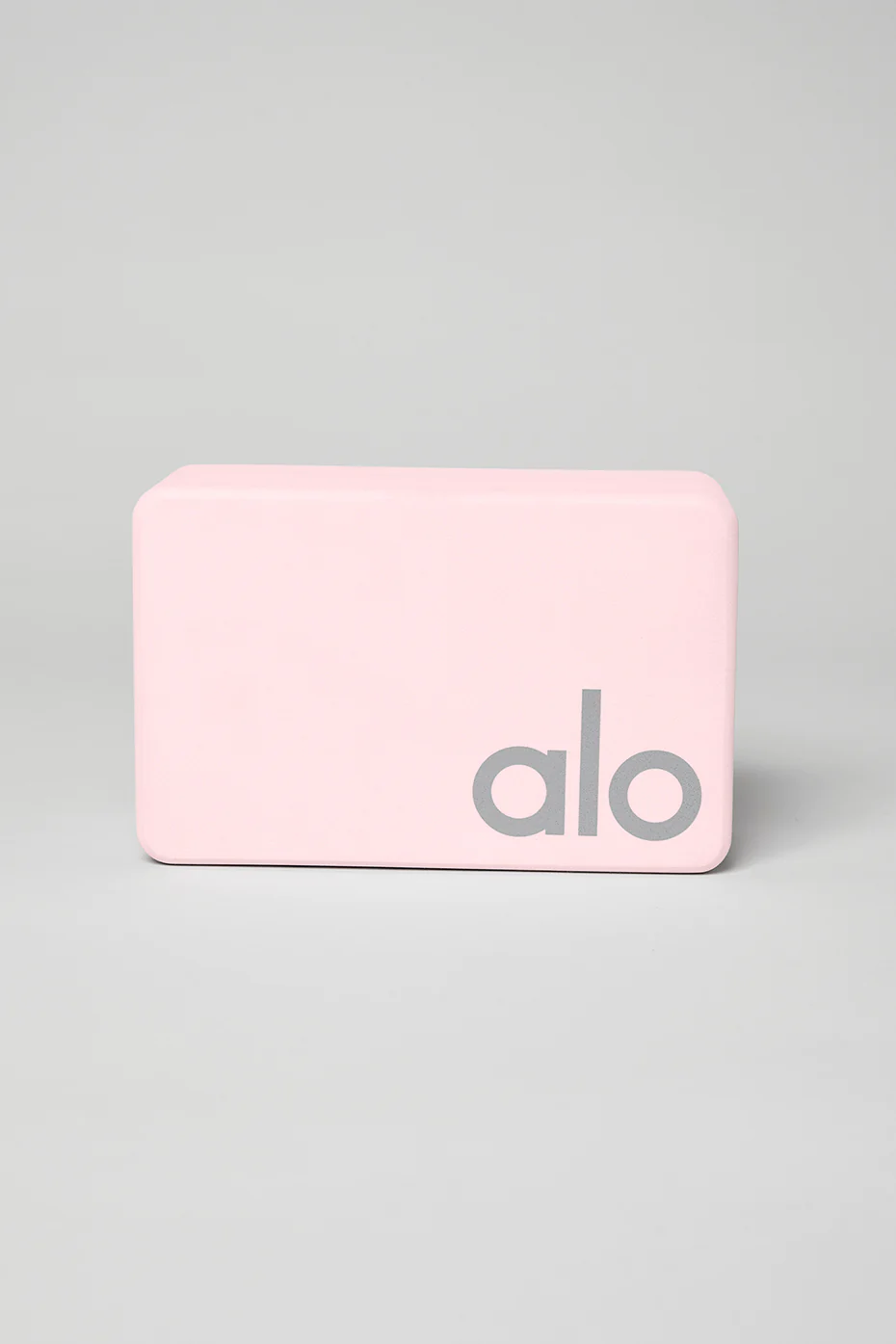 Uplifting Yoga Block - Powder Pink/Silver