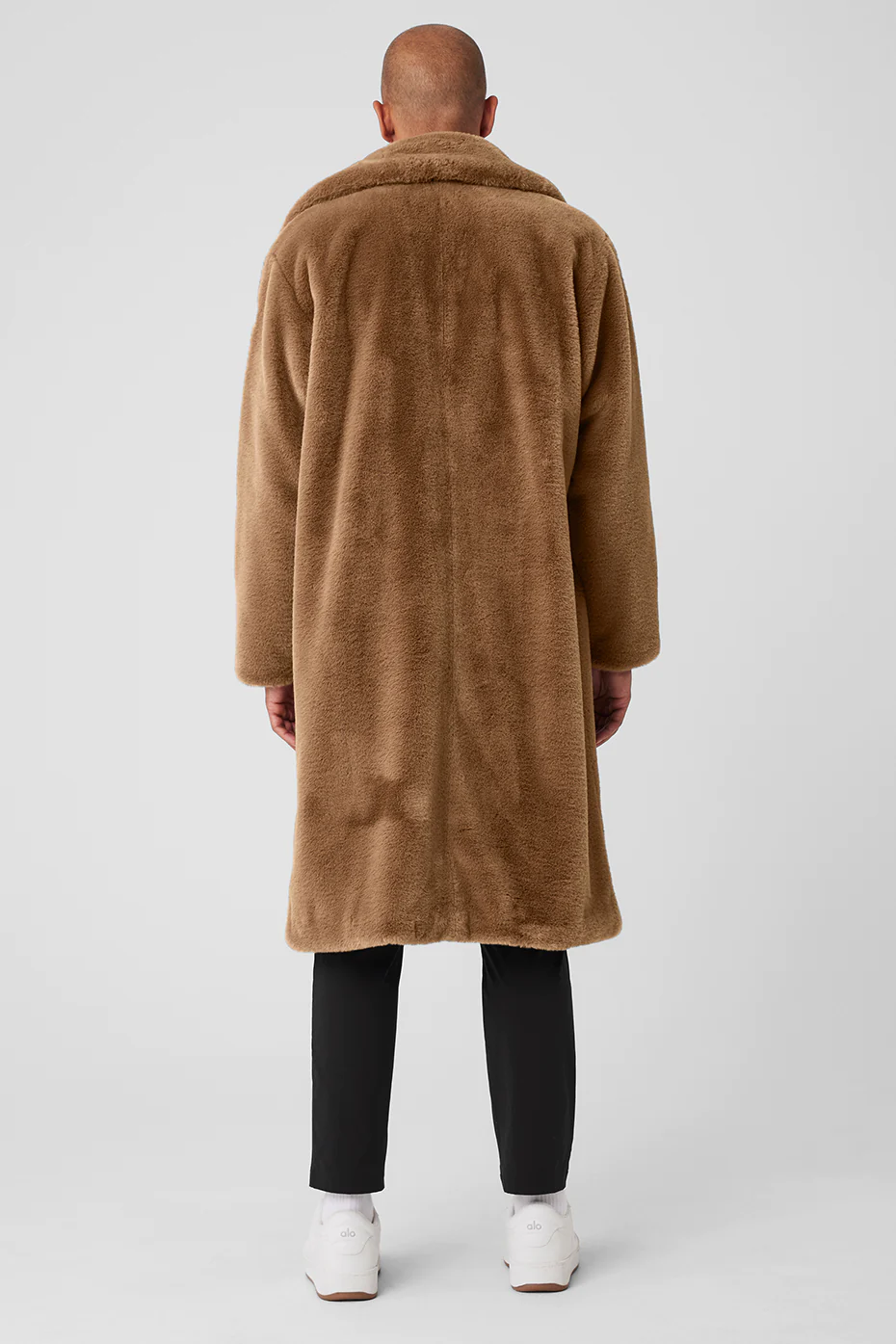 Oversized Faux Fur Trench - Toasted Almond