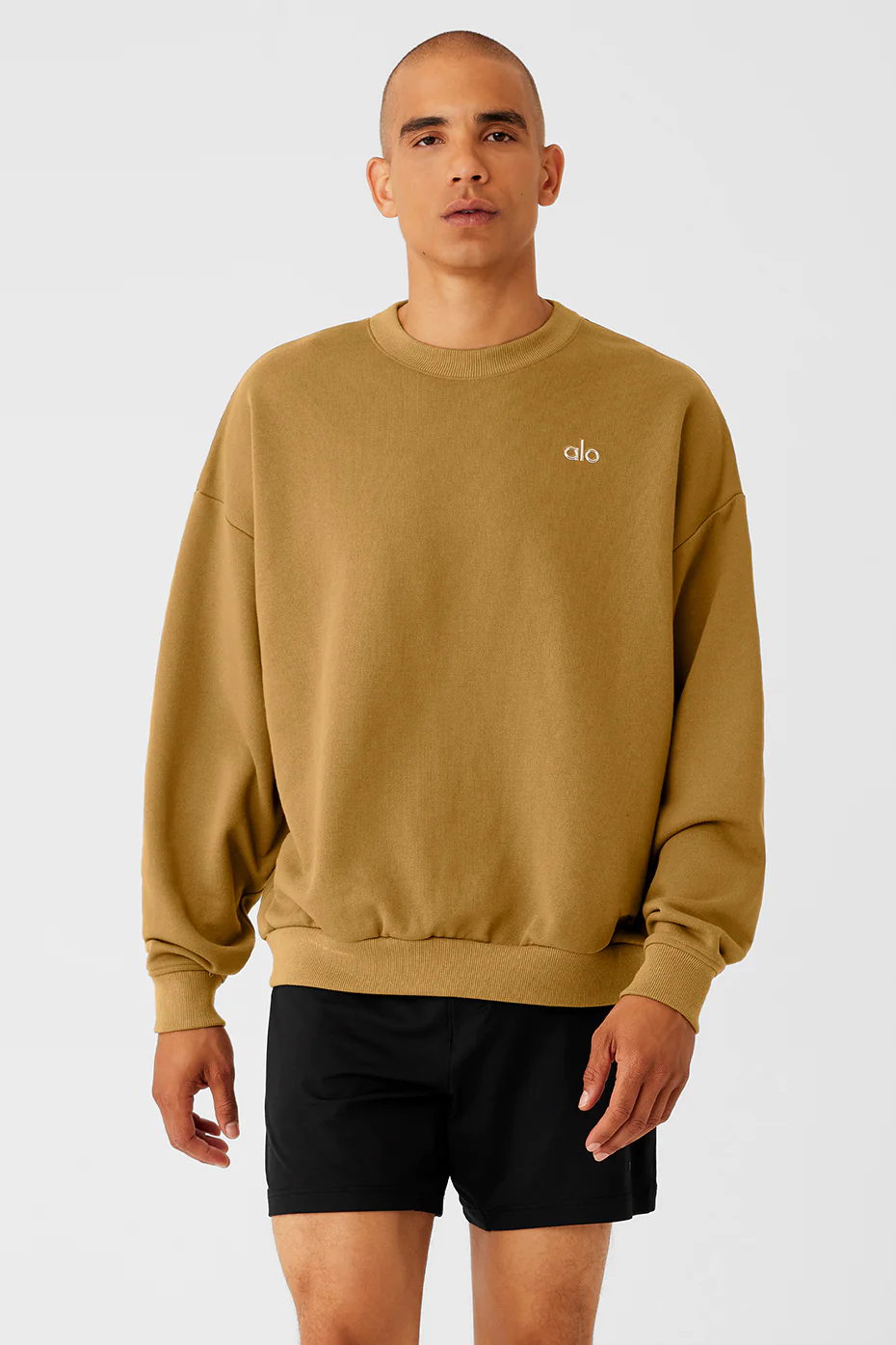 Accolade Crew Neck Pullover - Golden Olive Branch