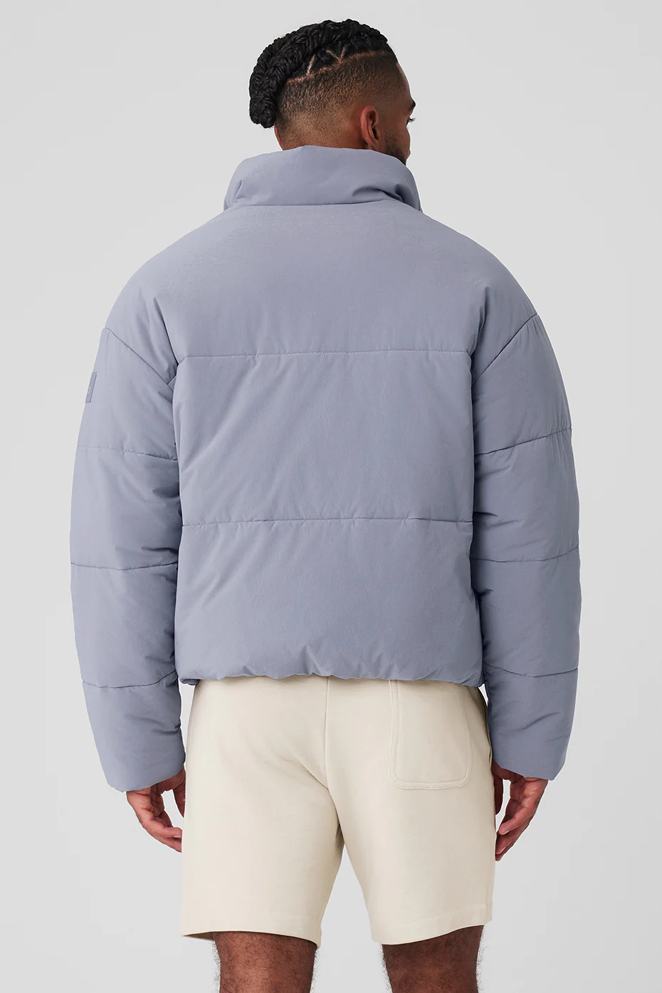 Stretch Woven Street Puffer - Fog