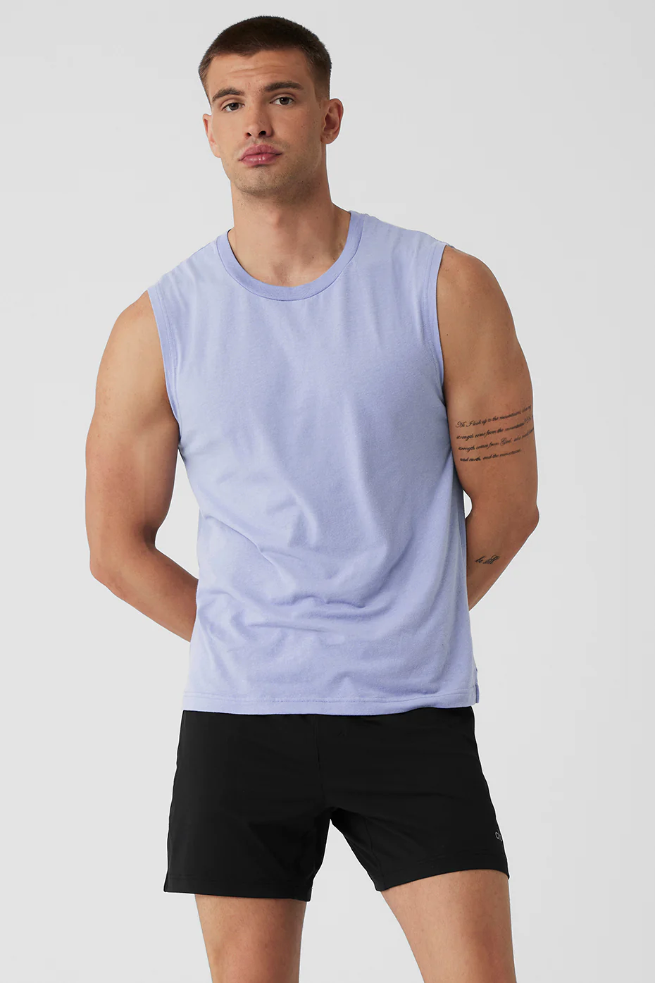 The Triumph Muscle Tank - Icy Purple