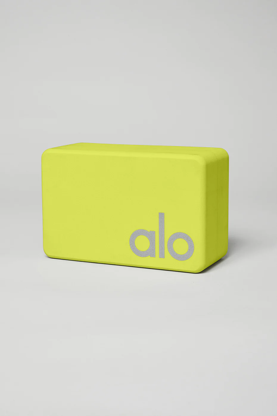 Uplifting Yoga Block - Highlighter/Silver