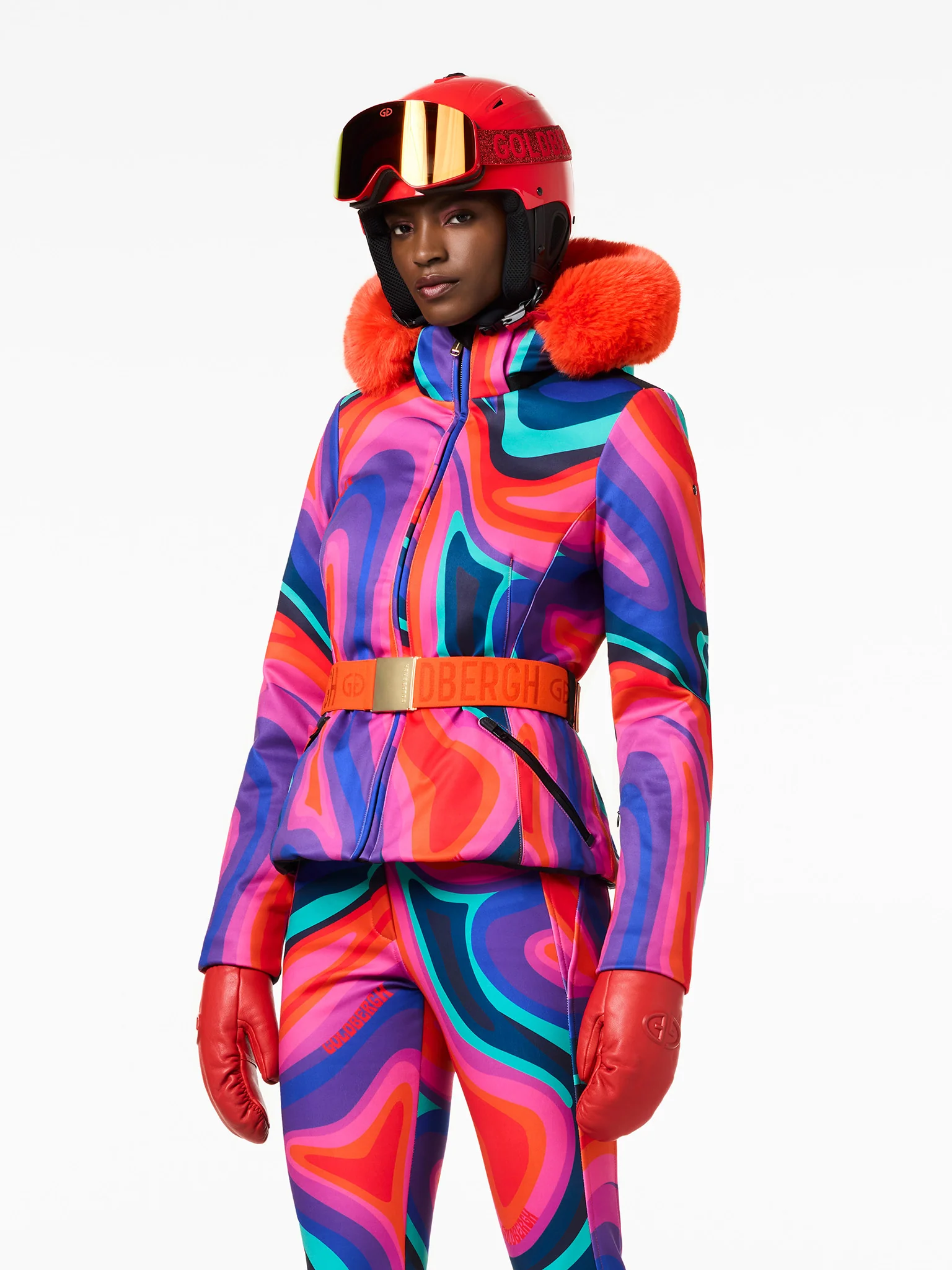 MUSE FAUX BORDER ski jacket