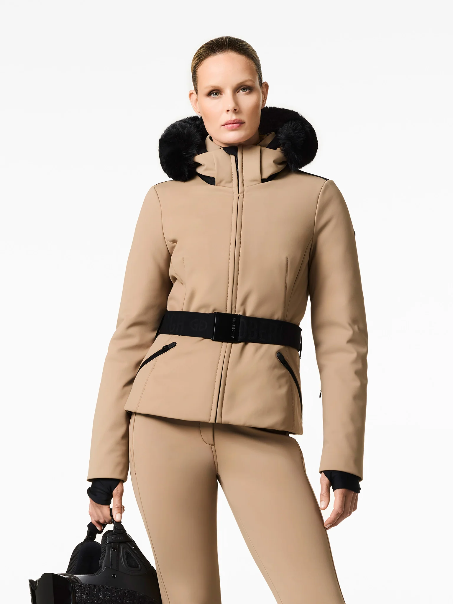 Hida Faux Border Ski Jacket