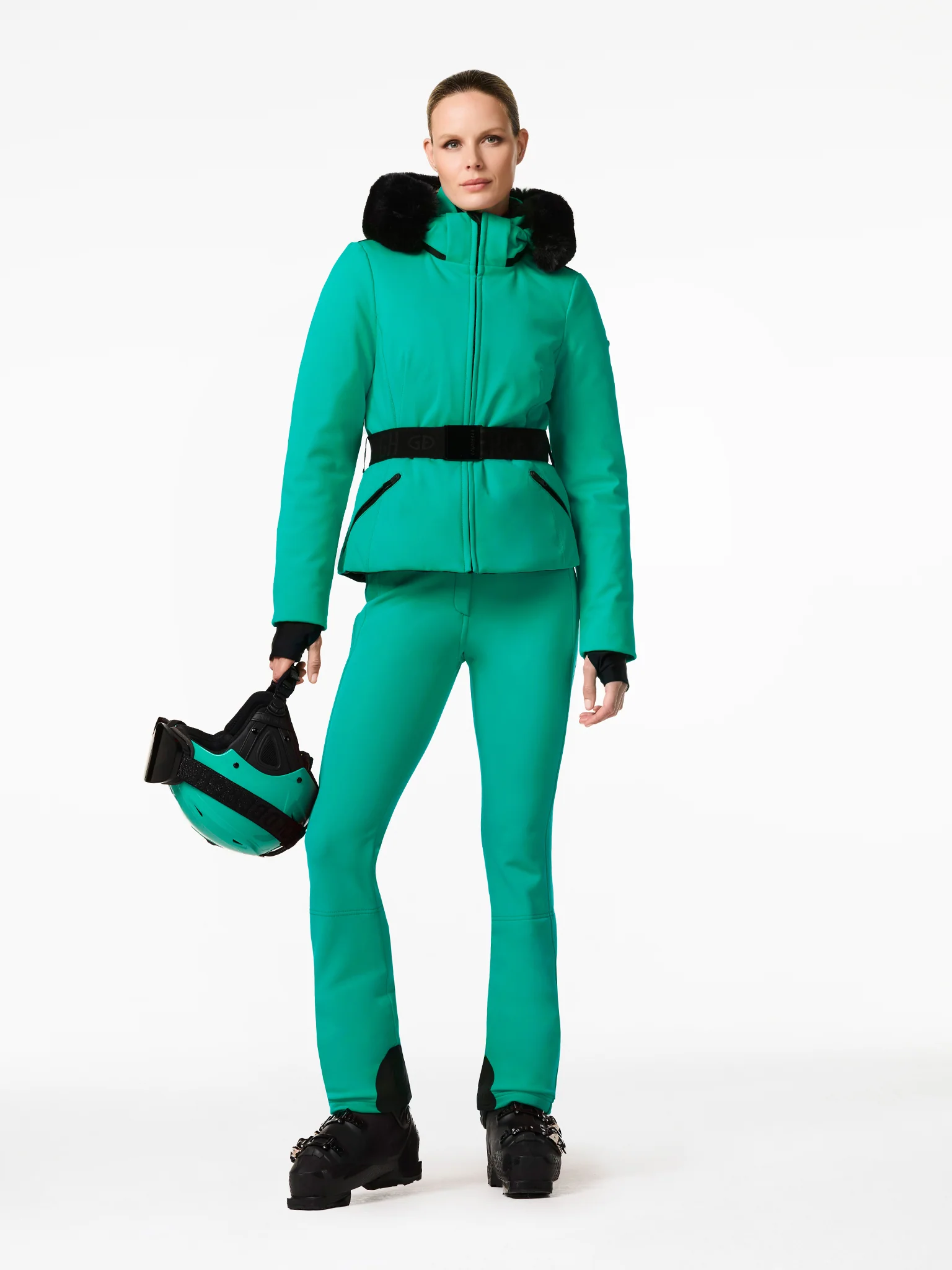 Hida Faux Border Ski Jacket