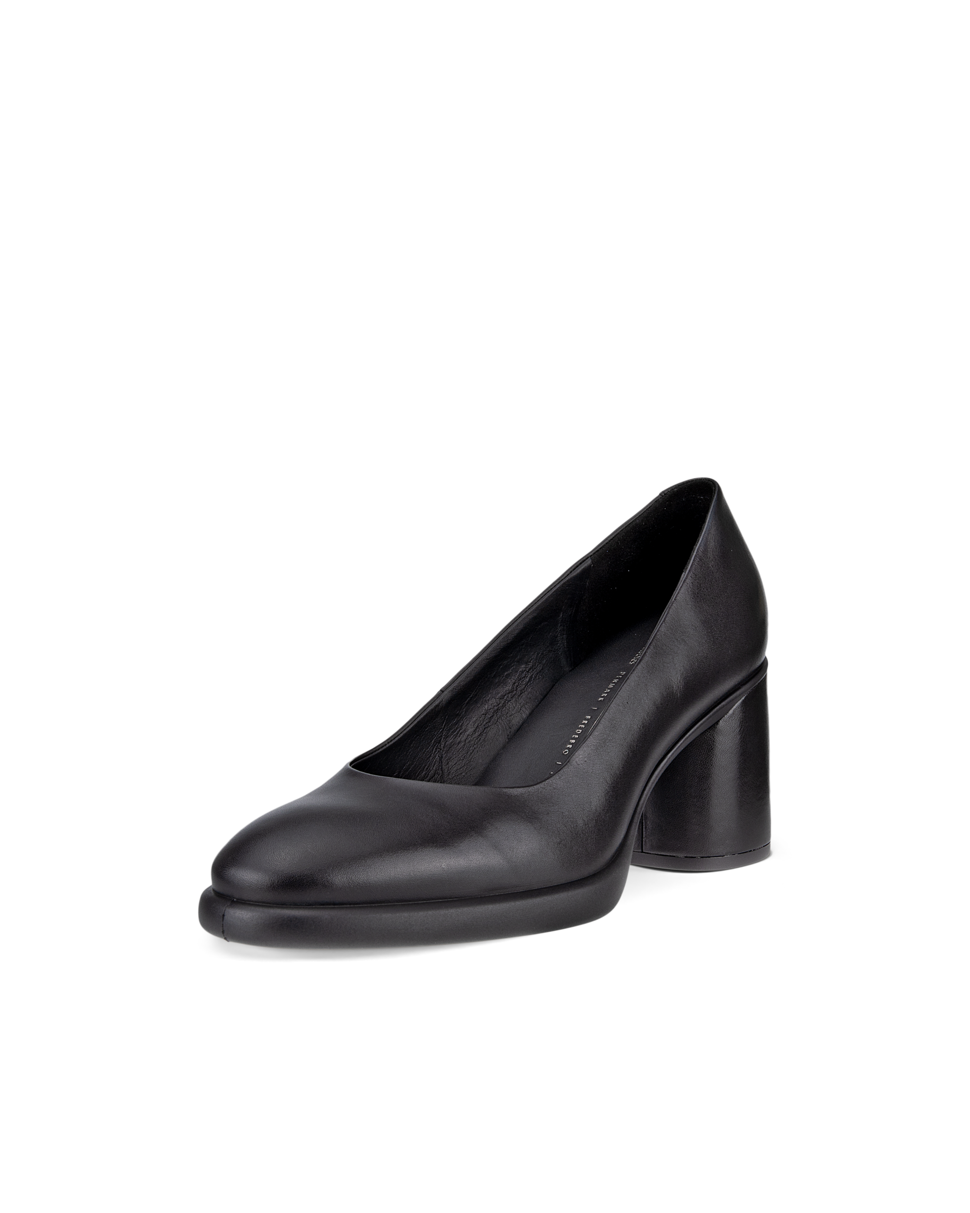 Women's ECCO® Sculpted LX 55 Leather Block-Heeled Pump