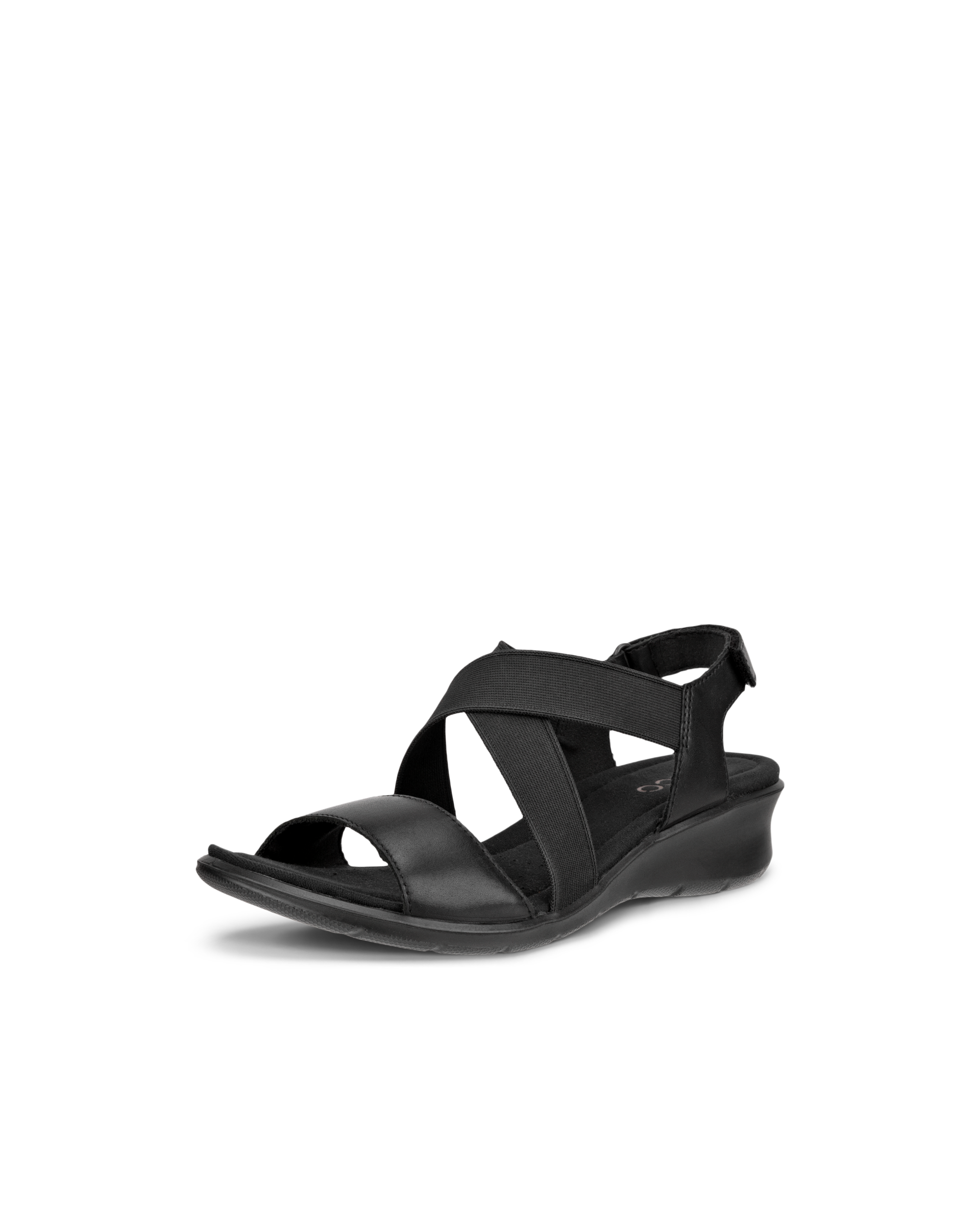 Women's ECCO® Finola Leather Heeled Sandal