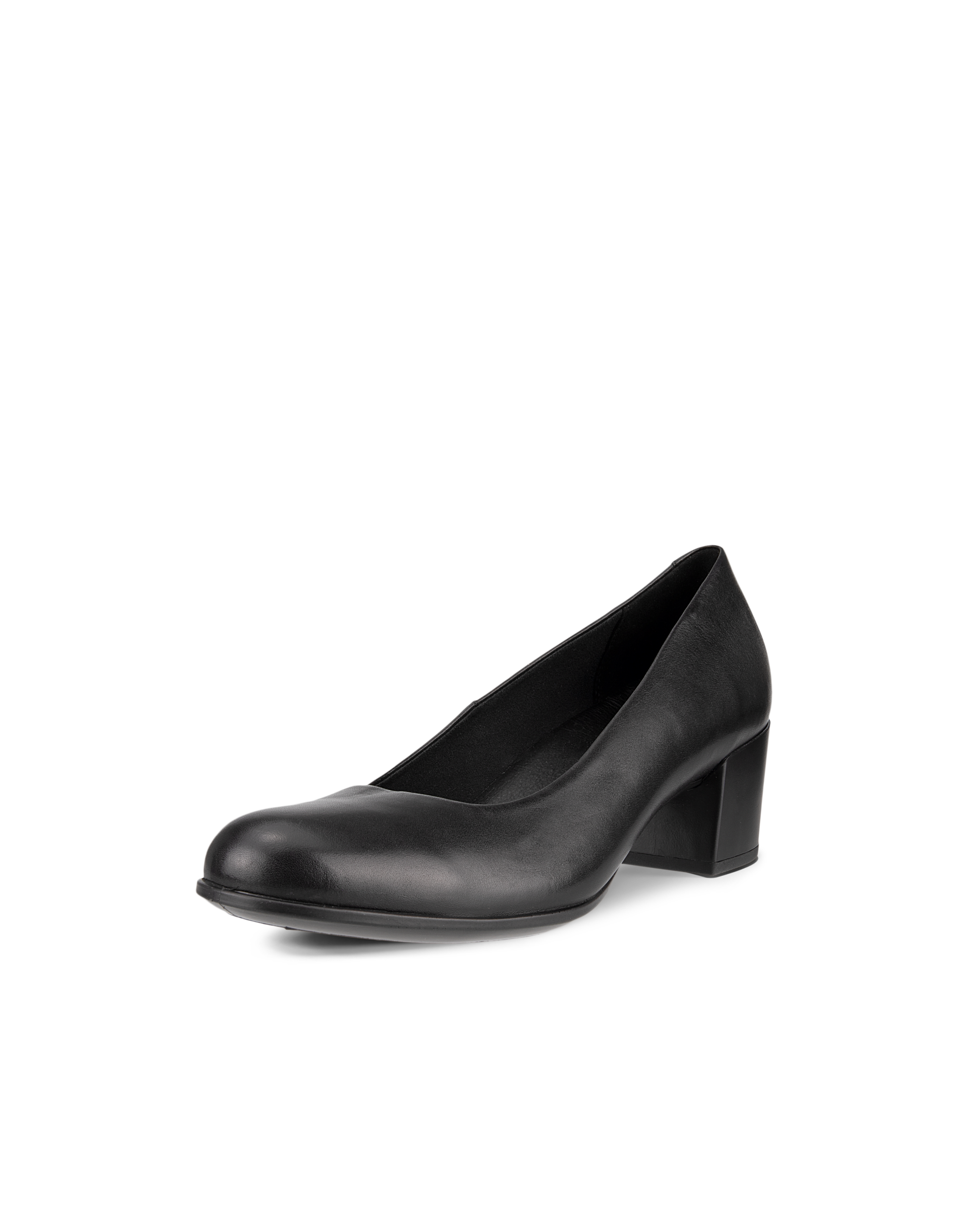 Women's ECCO® Dress Classic 35 Leather Block-Heeled Pump