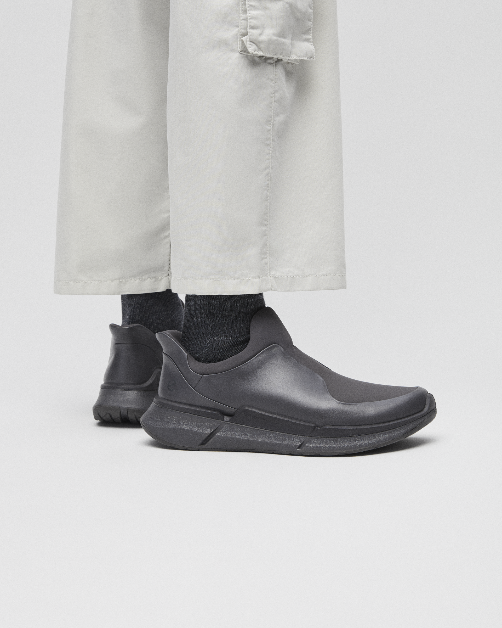 Men's ECCO® Biom 2.2 Leather Slip-On Sneaker
