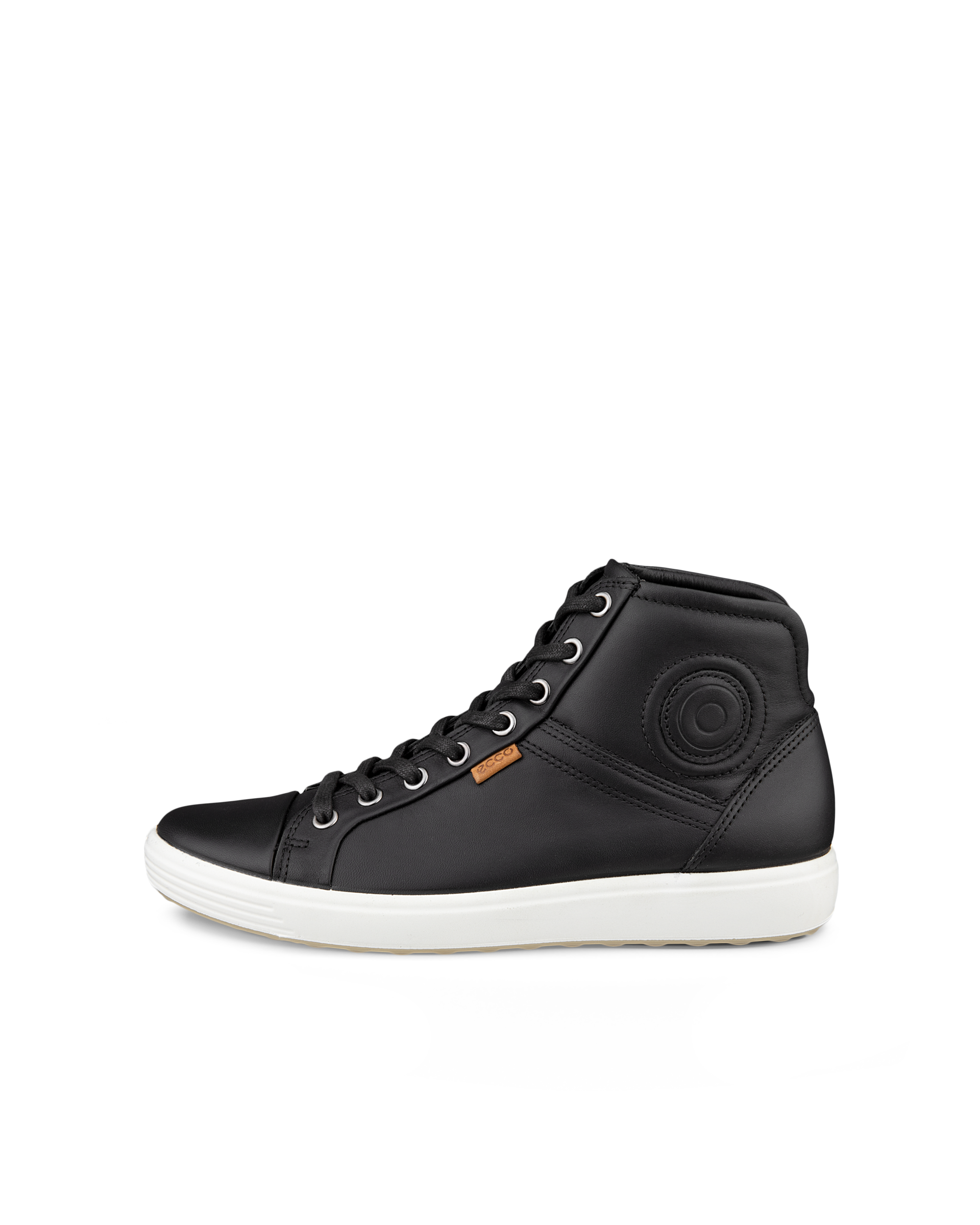 Women's ECCO® Soft 7 Leather High-Top Sneaker