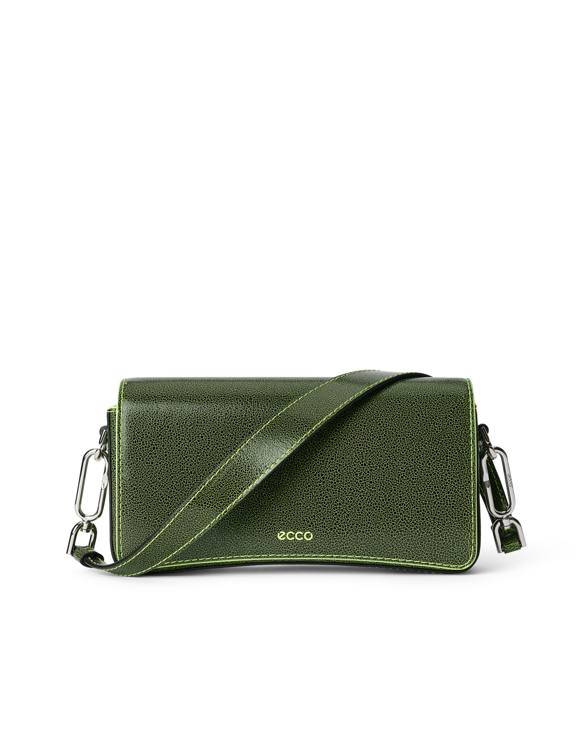 ECCO® Pinch Small Cracked Leather Shoulder Bag