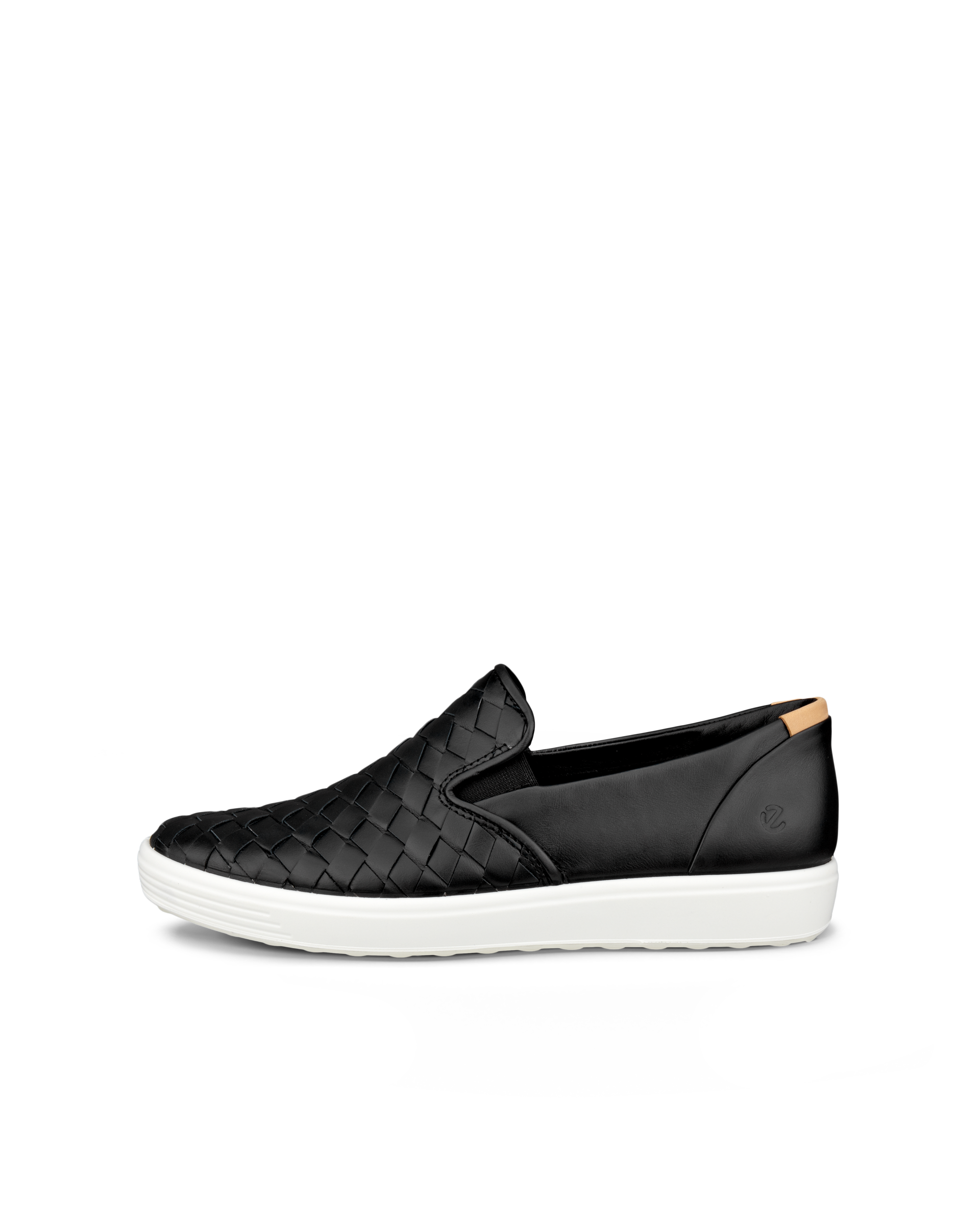 Women's ECCO® Soft 7 Woven Leather Slip-On
