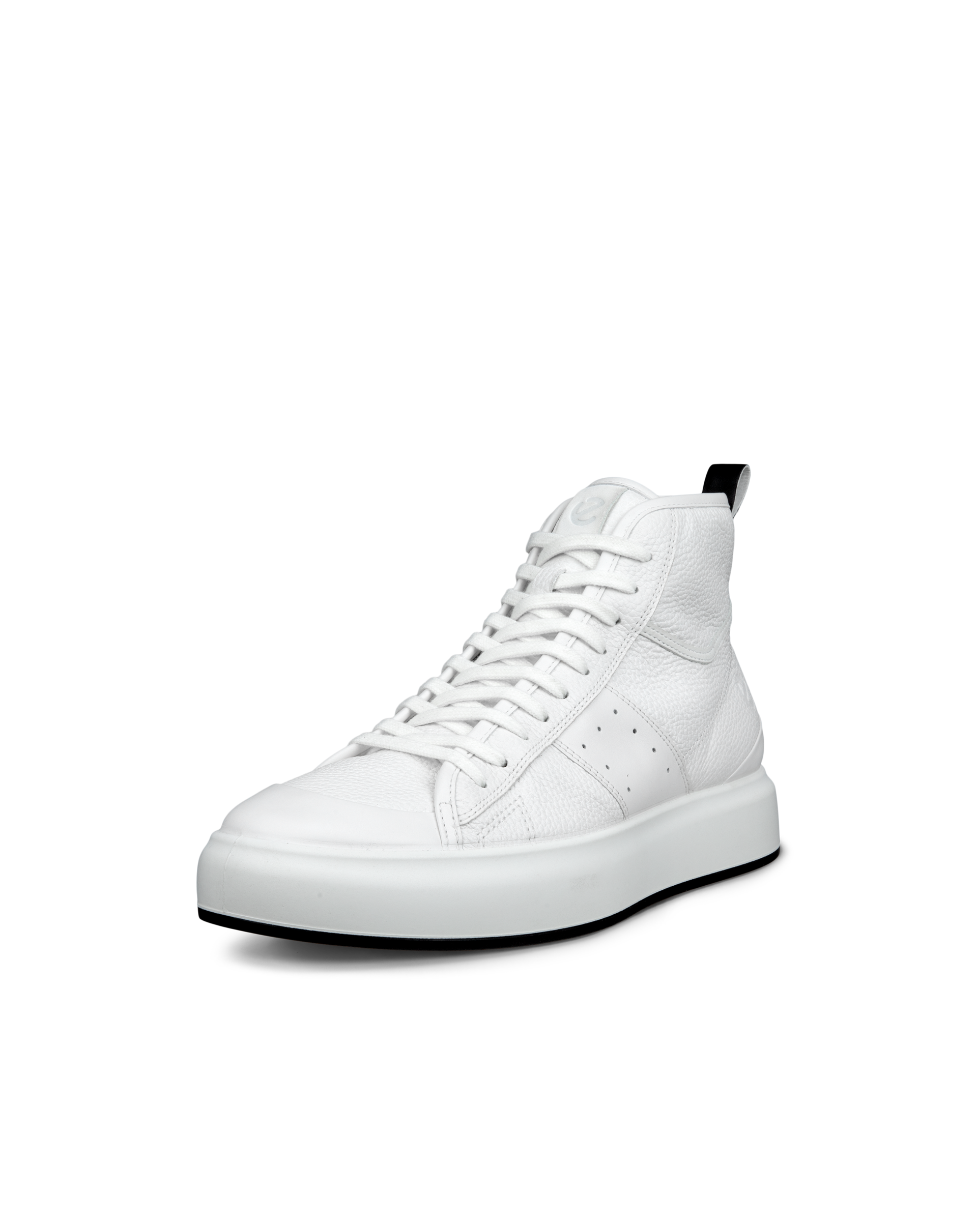 Men's ECCO® Street Ace Leather High-Top Sneaker