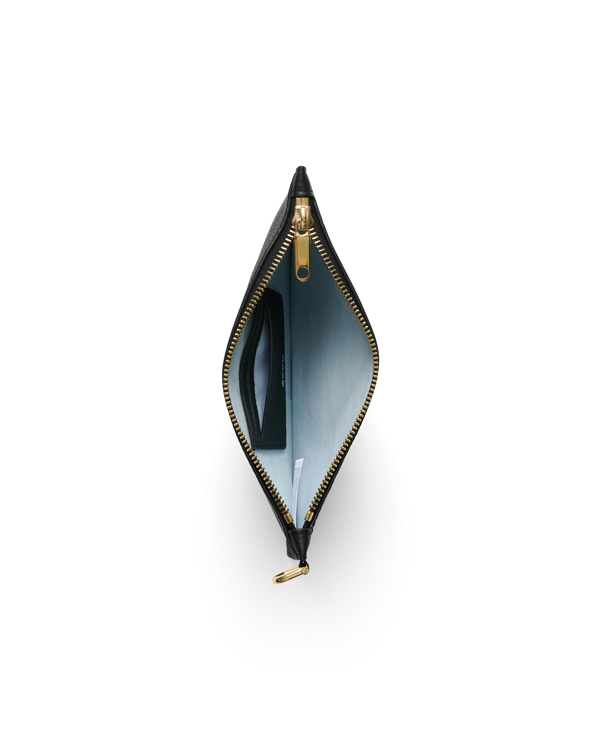 ECCO® Wristlet Pebbled Leather Pouch Bag
